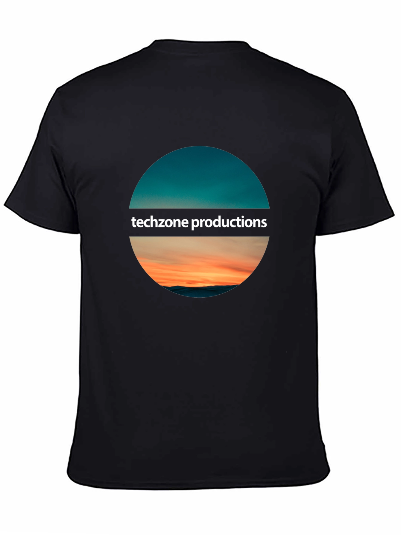 Techzone Productions Sunset Graphic T-Shirt