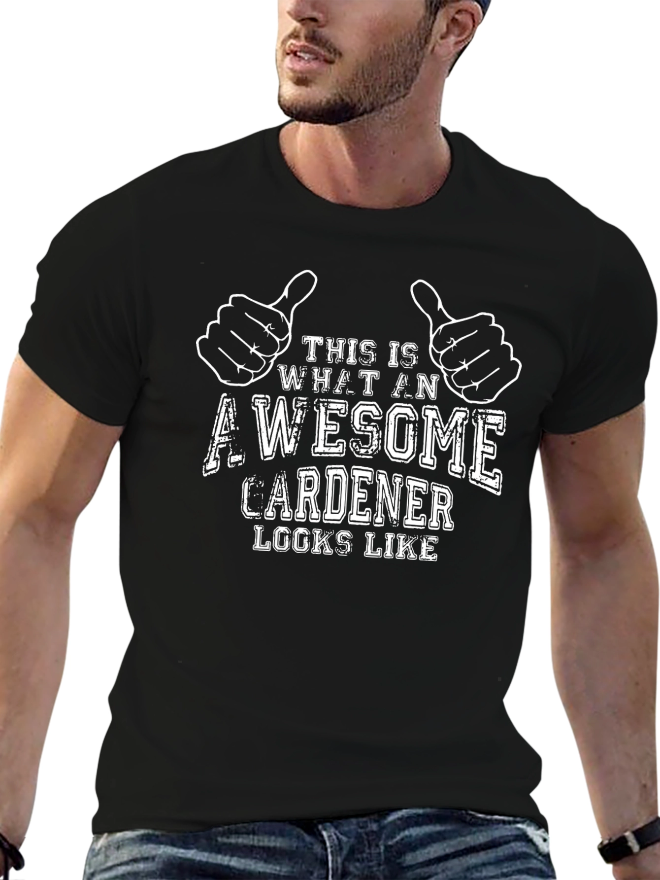 Awesome Gardener T-Shirt - Black