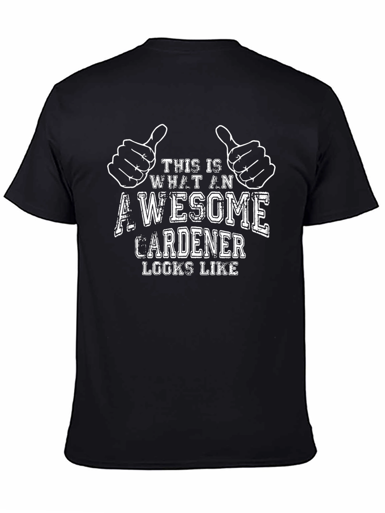 Awesome Gardener T-Shirt - Black
