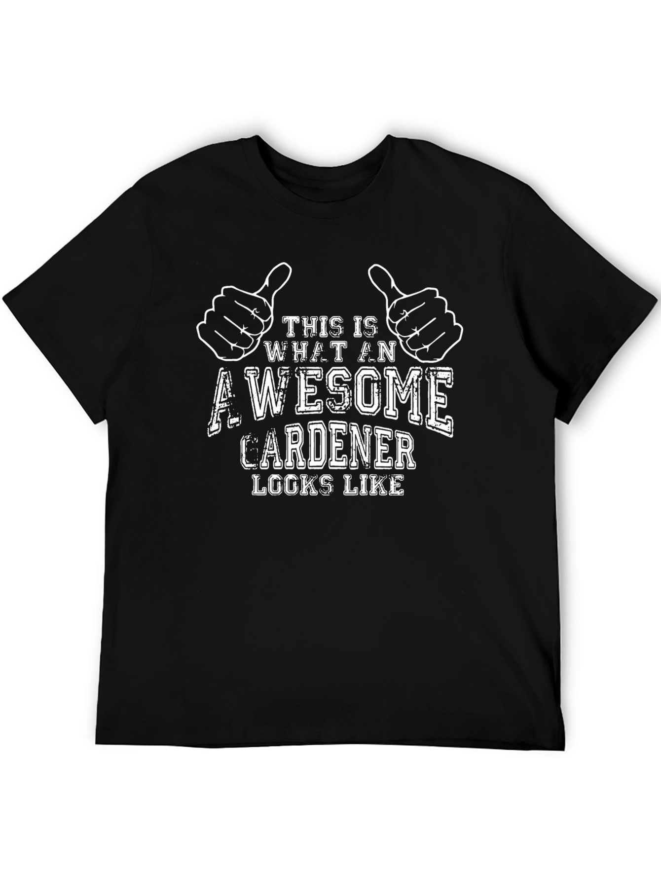 Awesome Gardener T-Shirt - Black