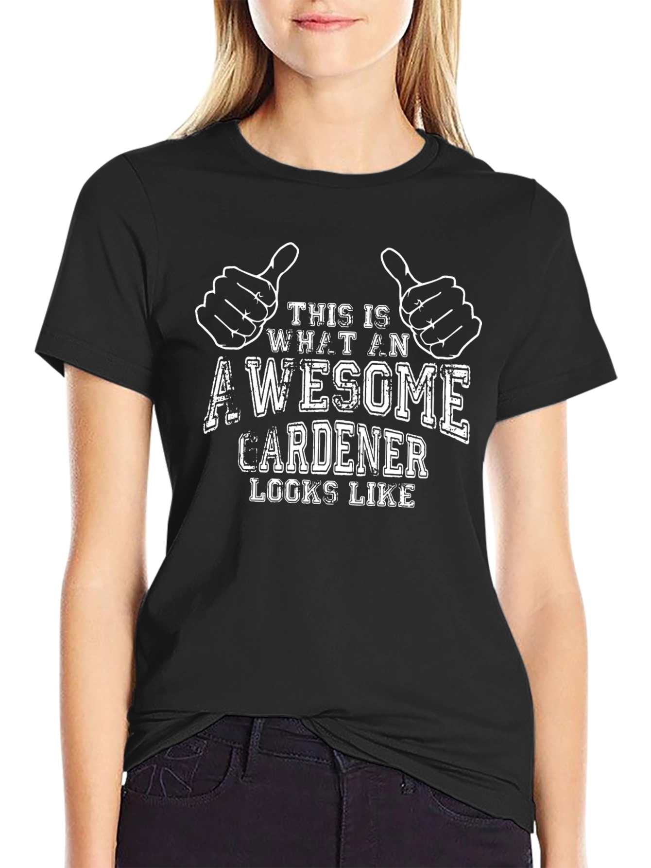 Awesome Gardener T-Shirt - Black
