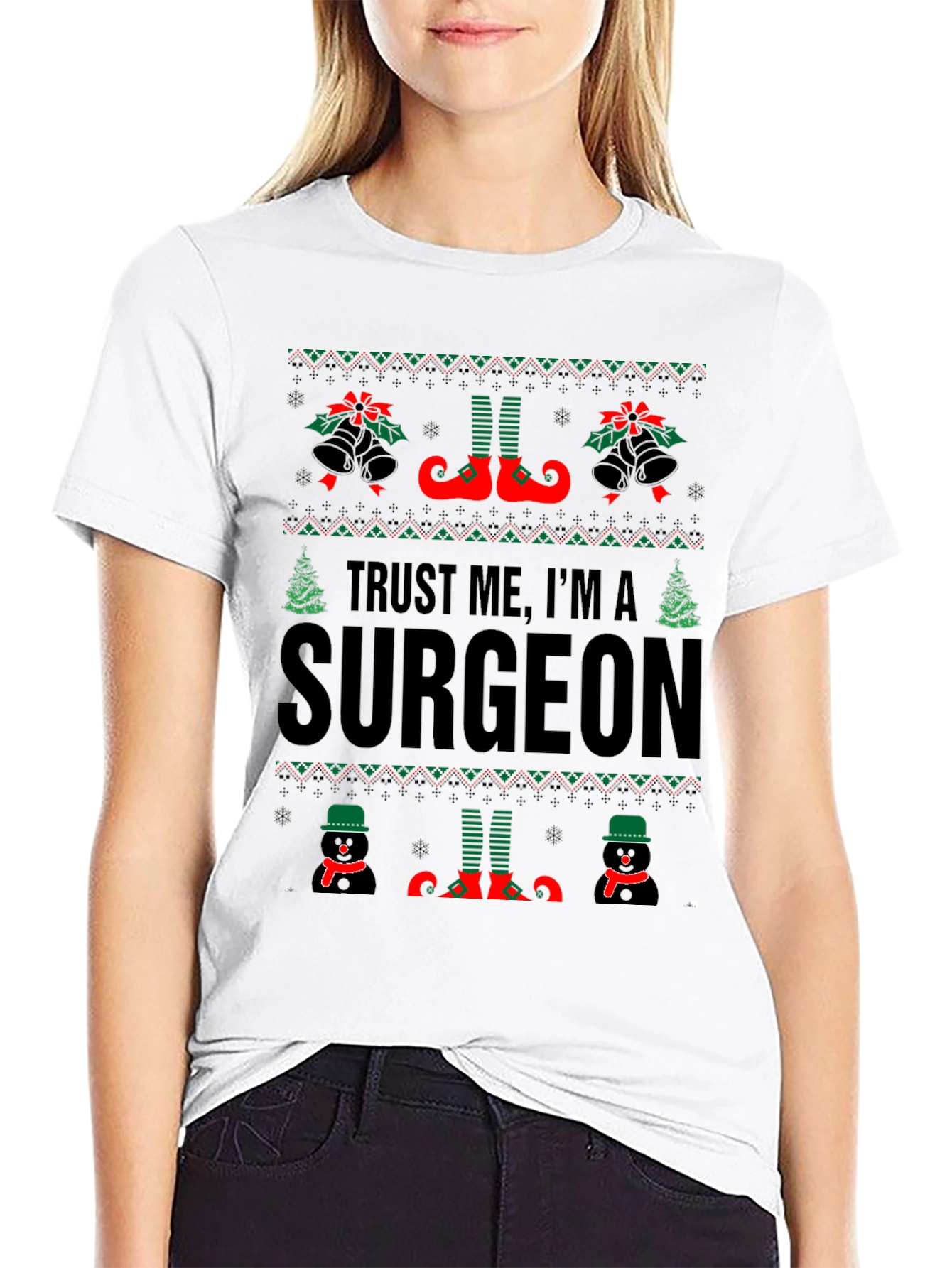 Trust Me Im A Surgeon Christmas Sweater T-Shirt