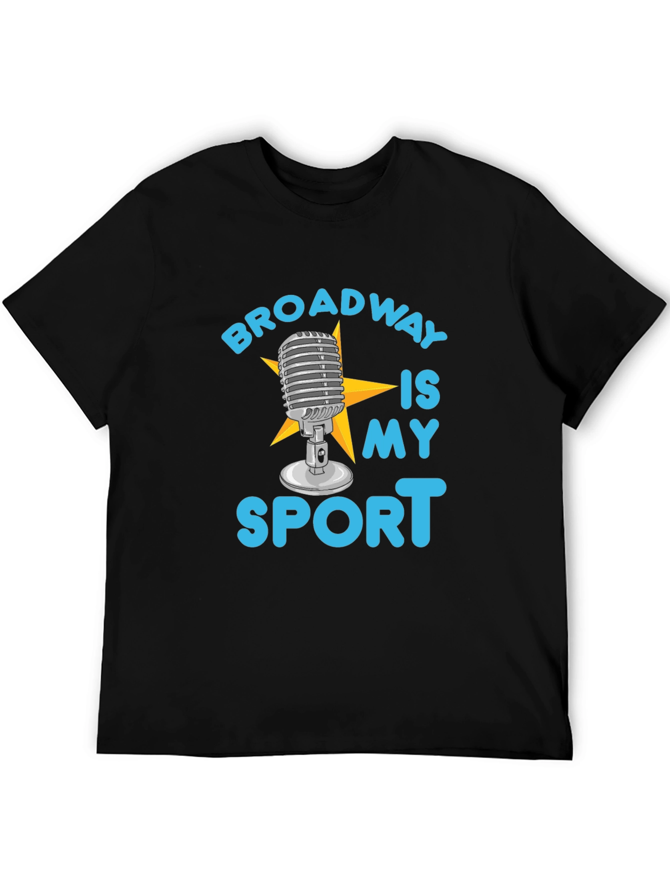 Broadway Is My Sport T-Shirt - Black