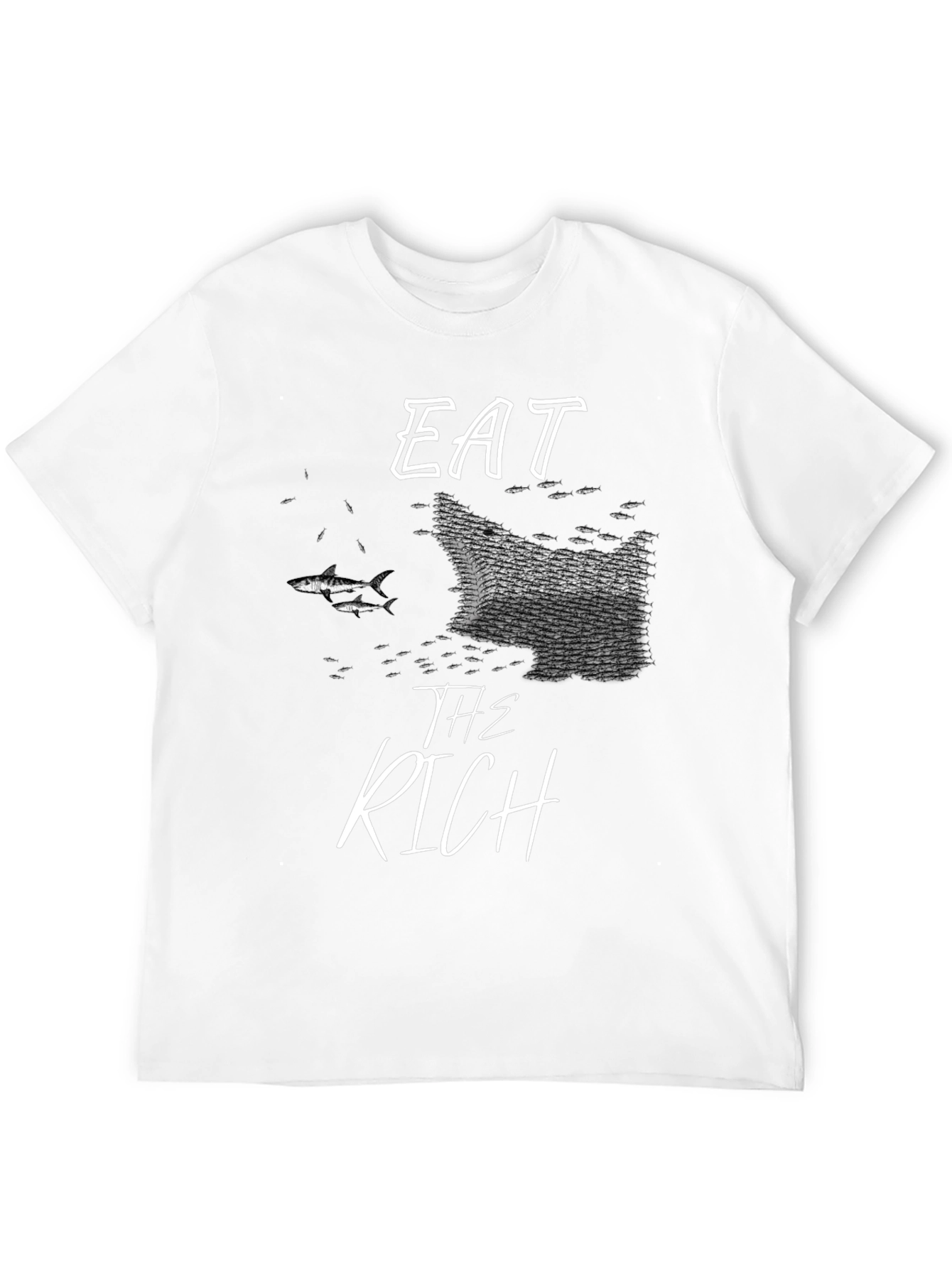 Eat The Rich Graphic T-Shirt - Statement Tee