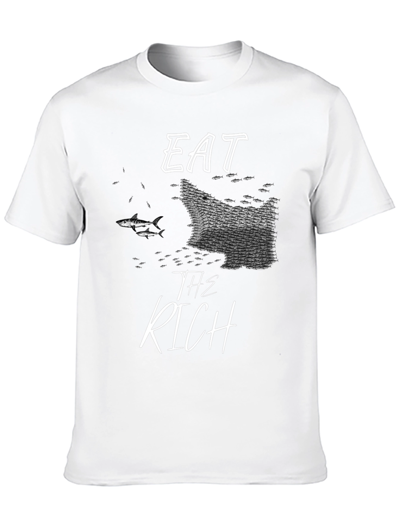 Eat The Rich Graphic T-Shirt - Statement Tee