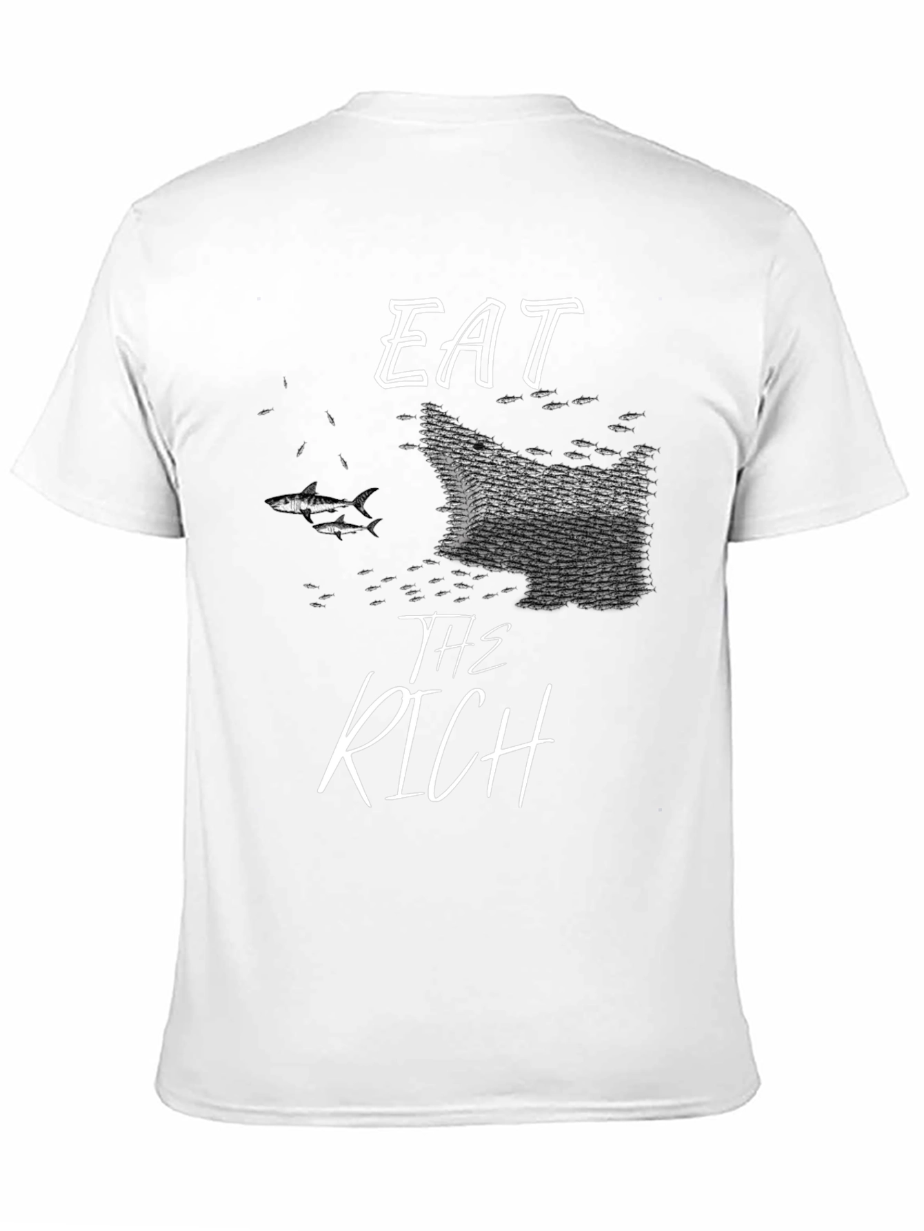 Eat The Rich Graphic T-Shirt - Statement Tee