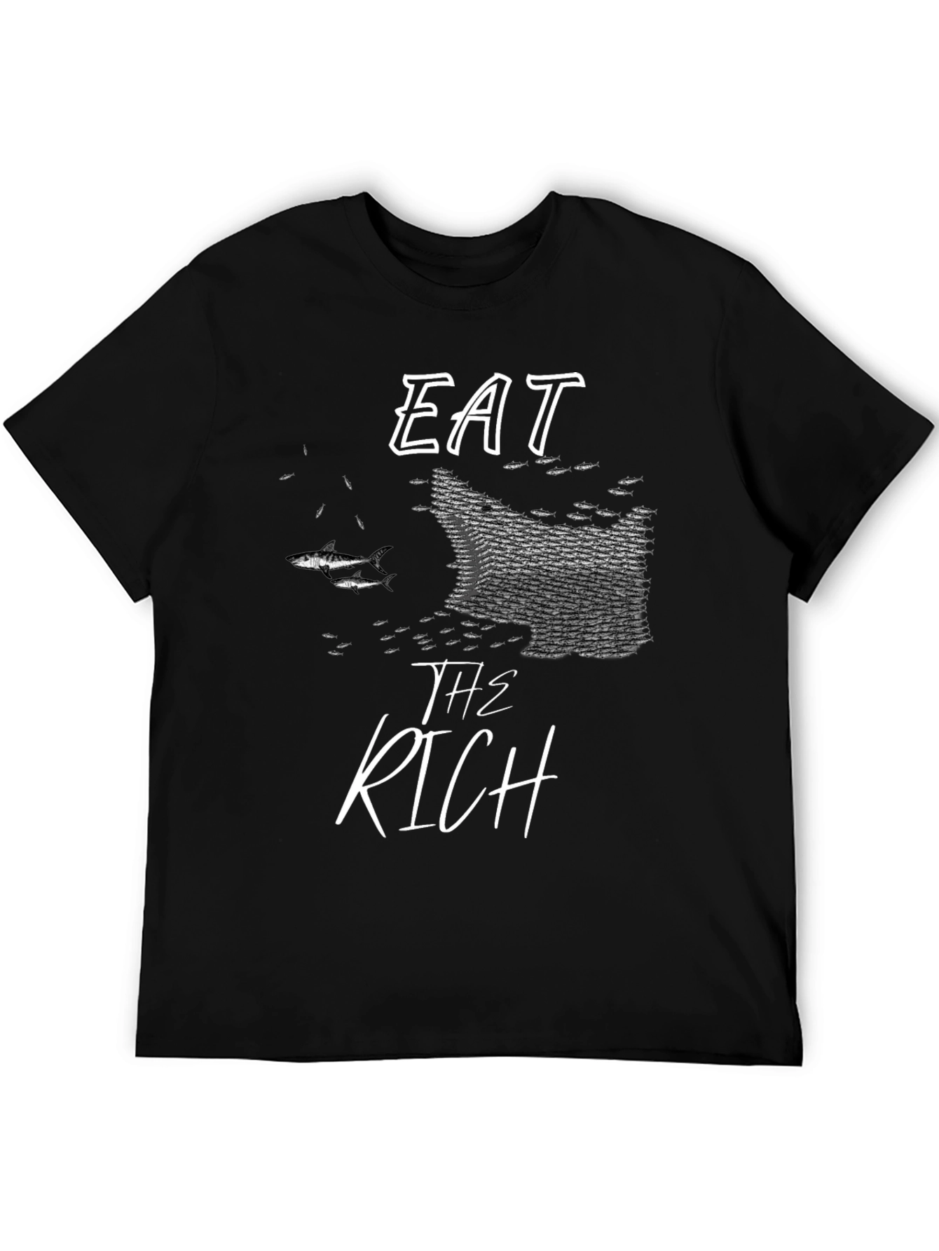 Eat The Rich Graphic T-Shirt - Statement Tee