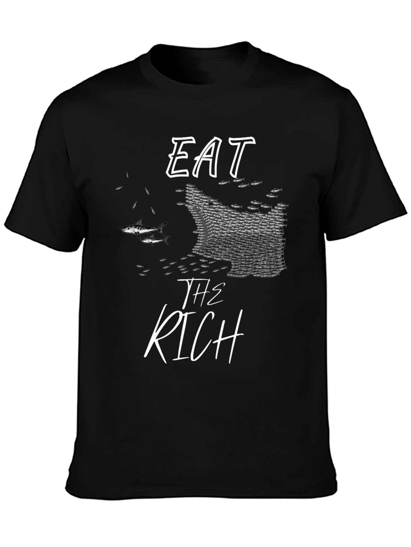 Eat The Rich Graphic T-Shirt - Statement Tee