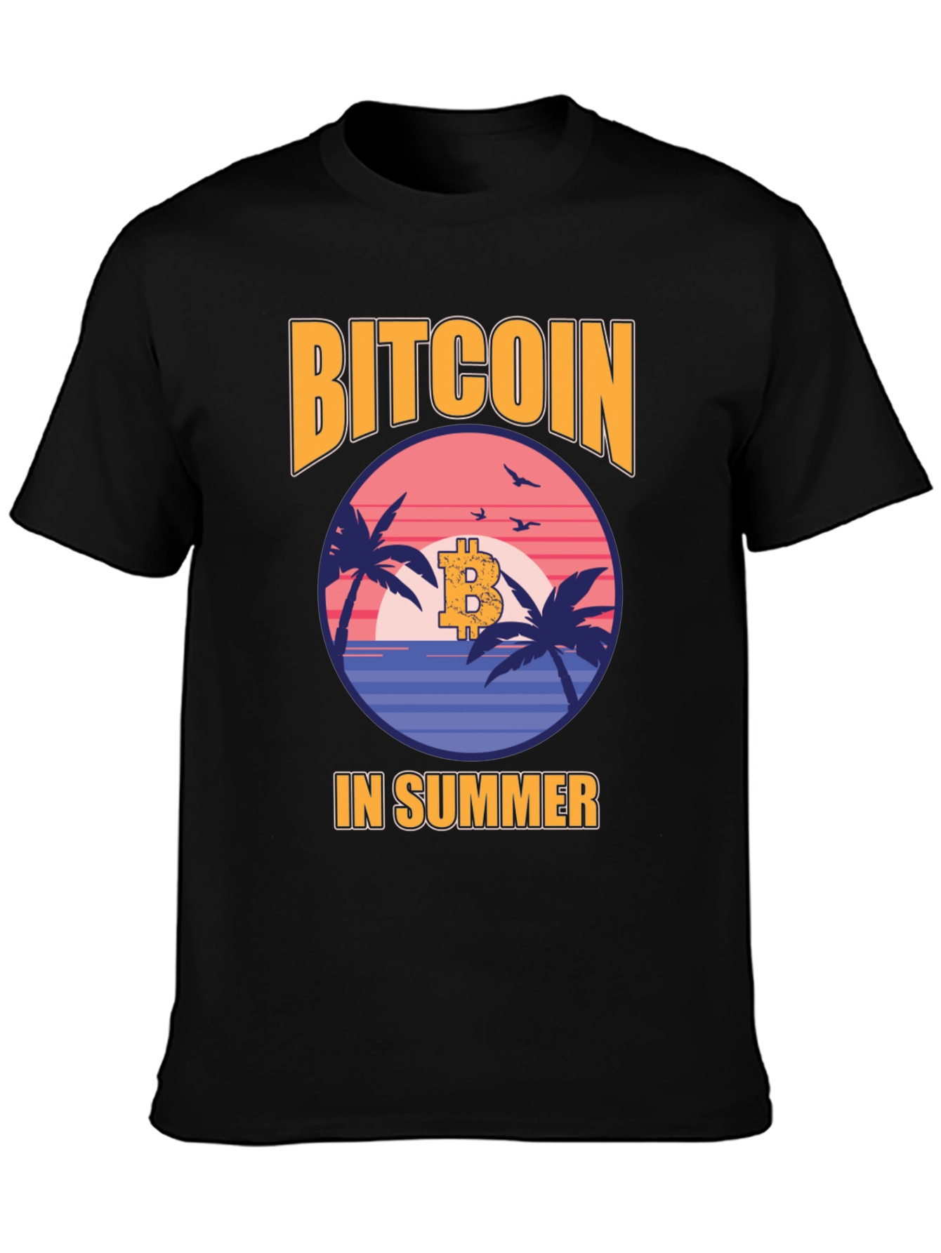 Bitcoin in Summer Graphic Tee