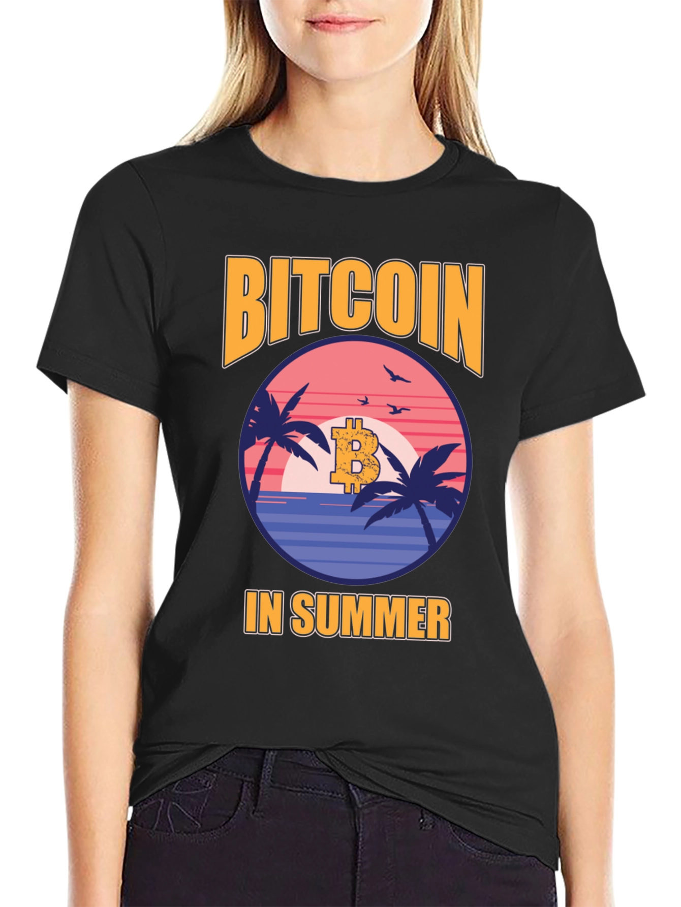Bitcoin in Summer Graphic Tee