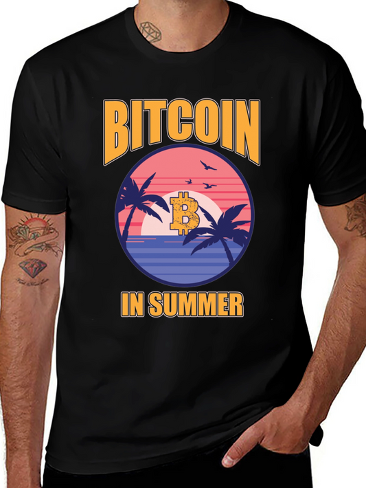 Bitcoin in Summer Graphic Tee
