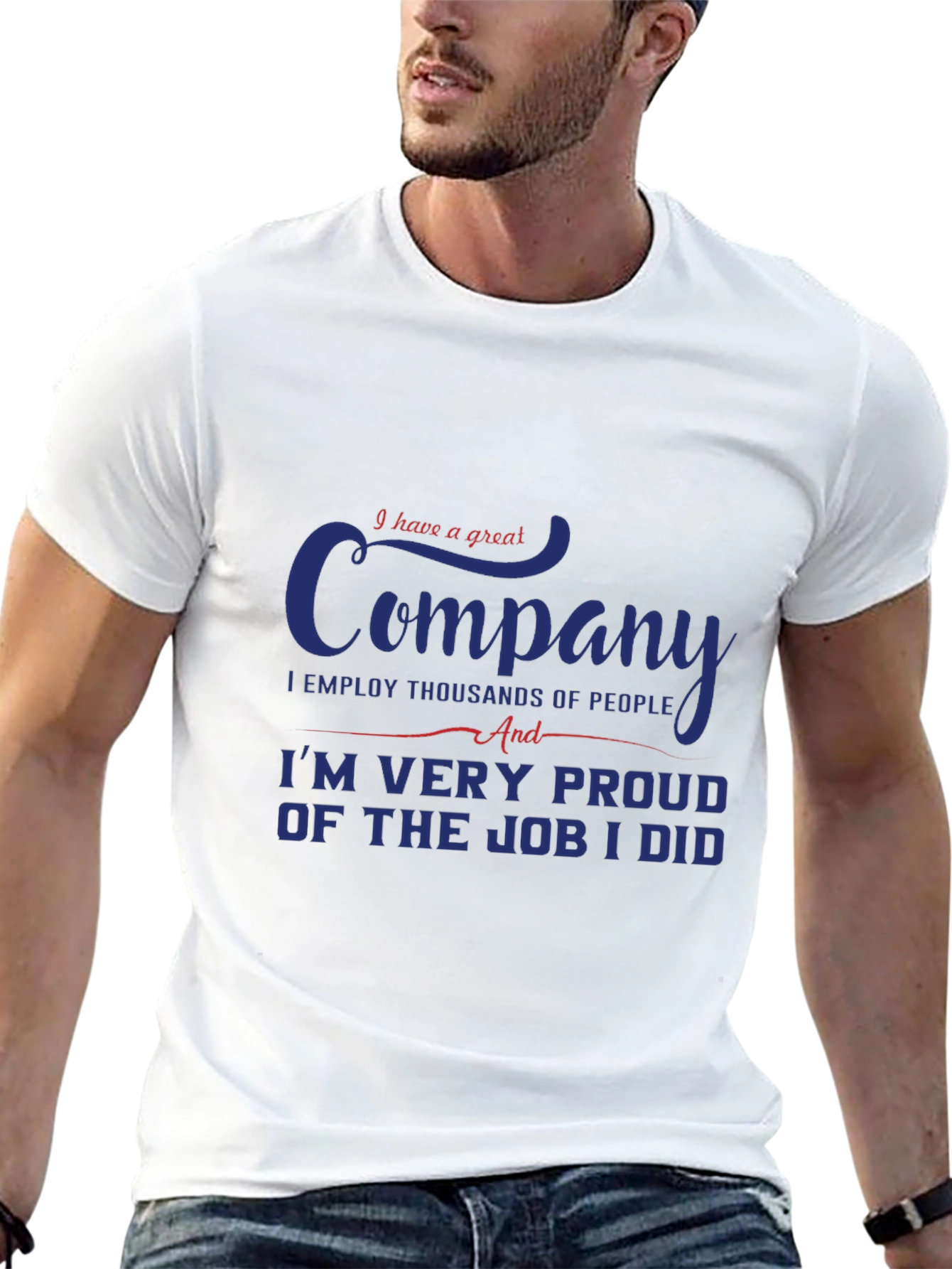Proud Company Employee Graphic Tee