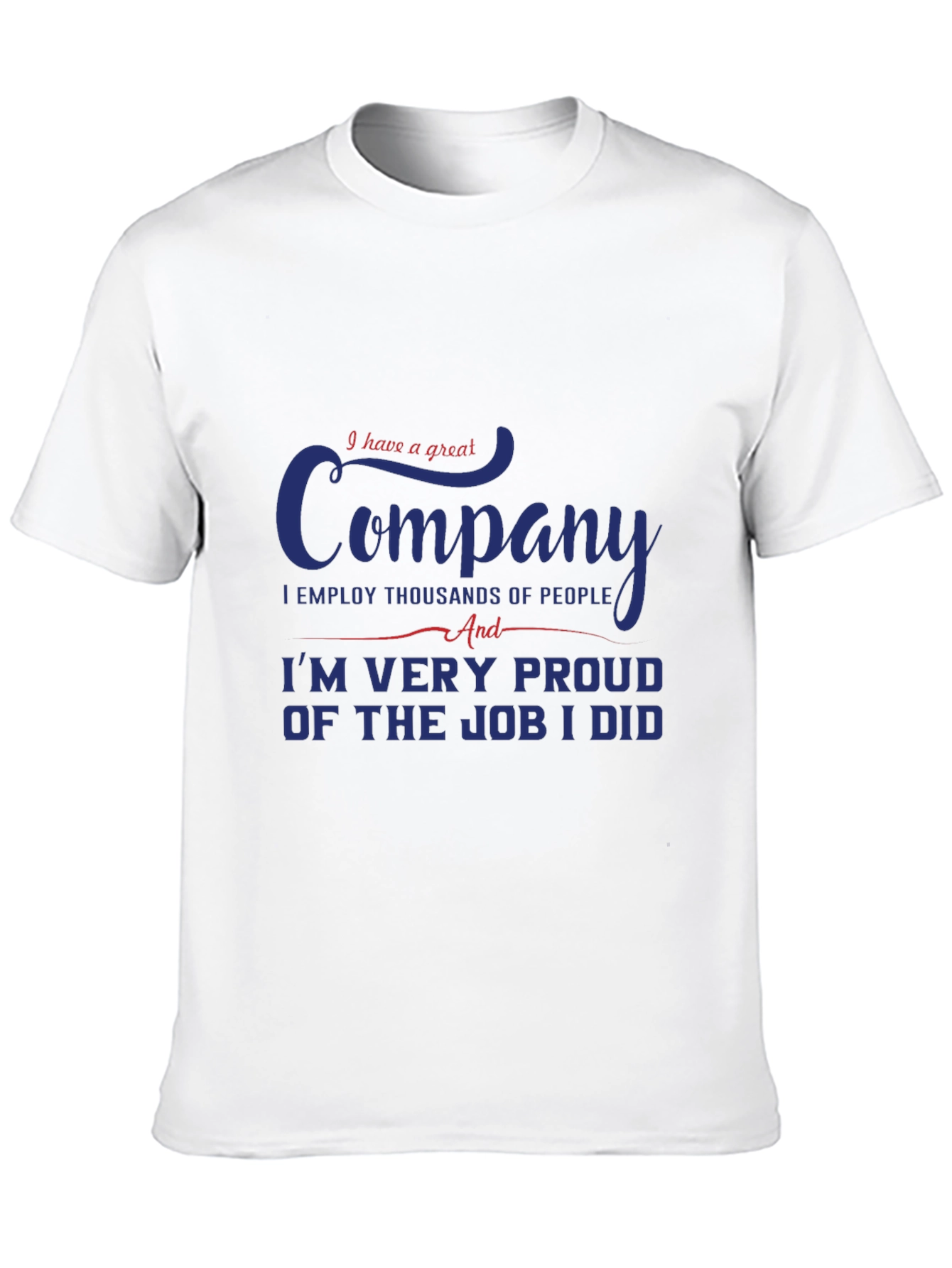 Proud Company Employee Graphic Tee