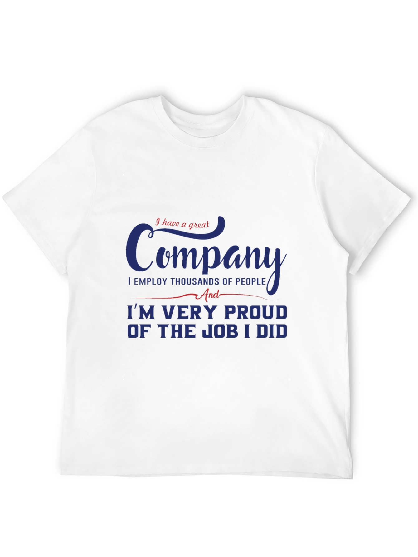 Proud Company Employee Graphic Tee
