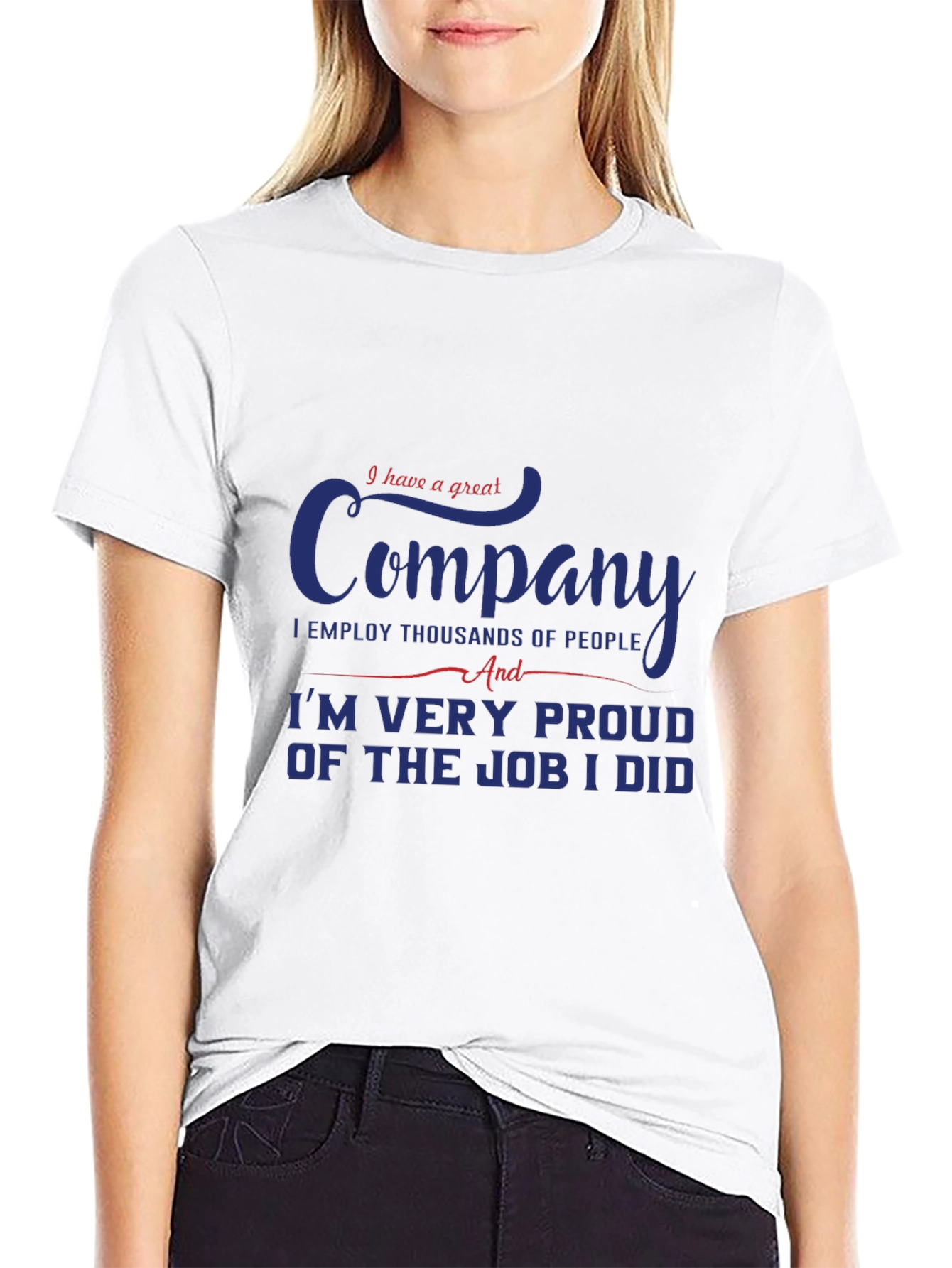 Proud Company Employee Graphic Tee