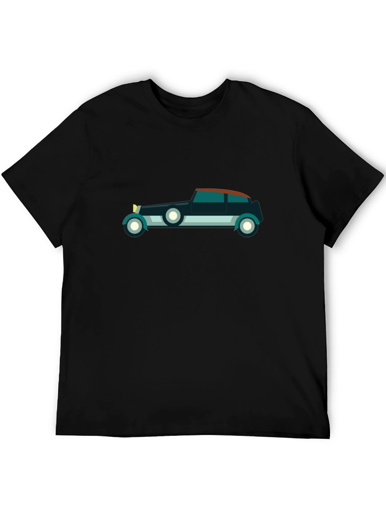 Classic Car Graphic Tee - Black