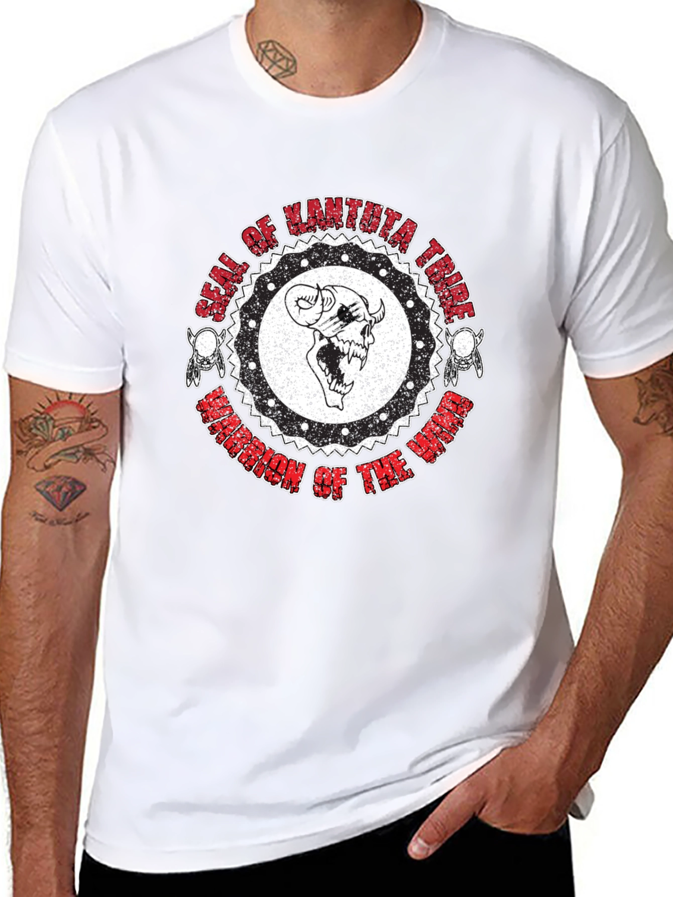 Kantuta Tribe Warrior T-Shirt - Black