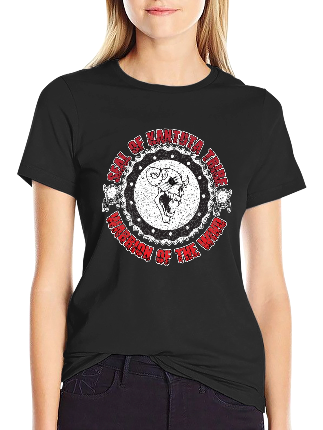 Kantuta Tribe Warrior T-Shirt - Black