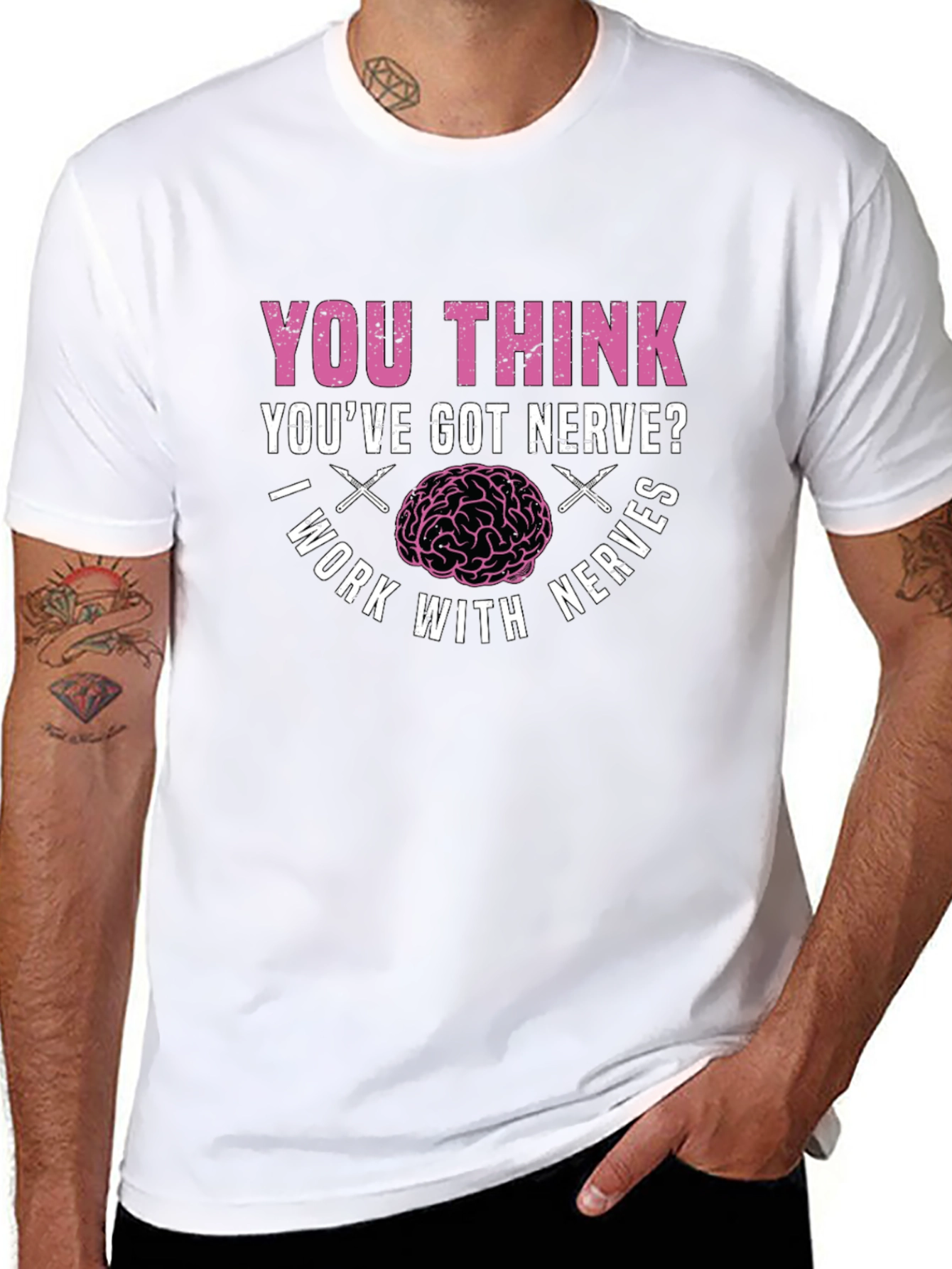 Nerve Humor T-Shirt - Brain Surgeon Tee