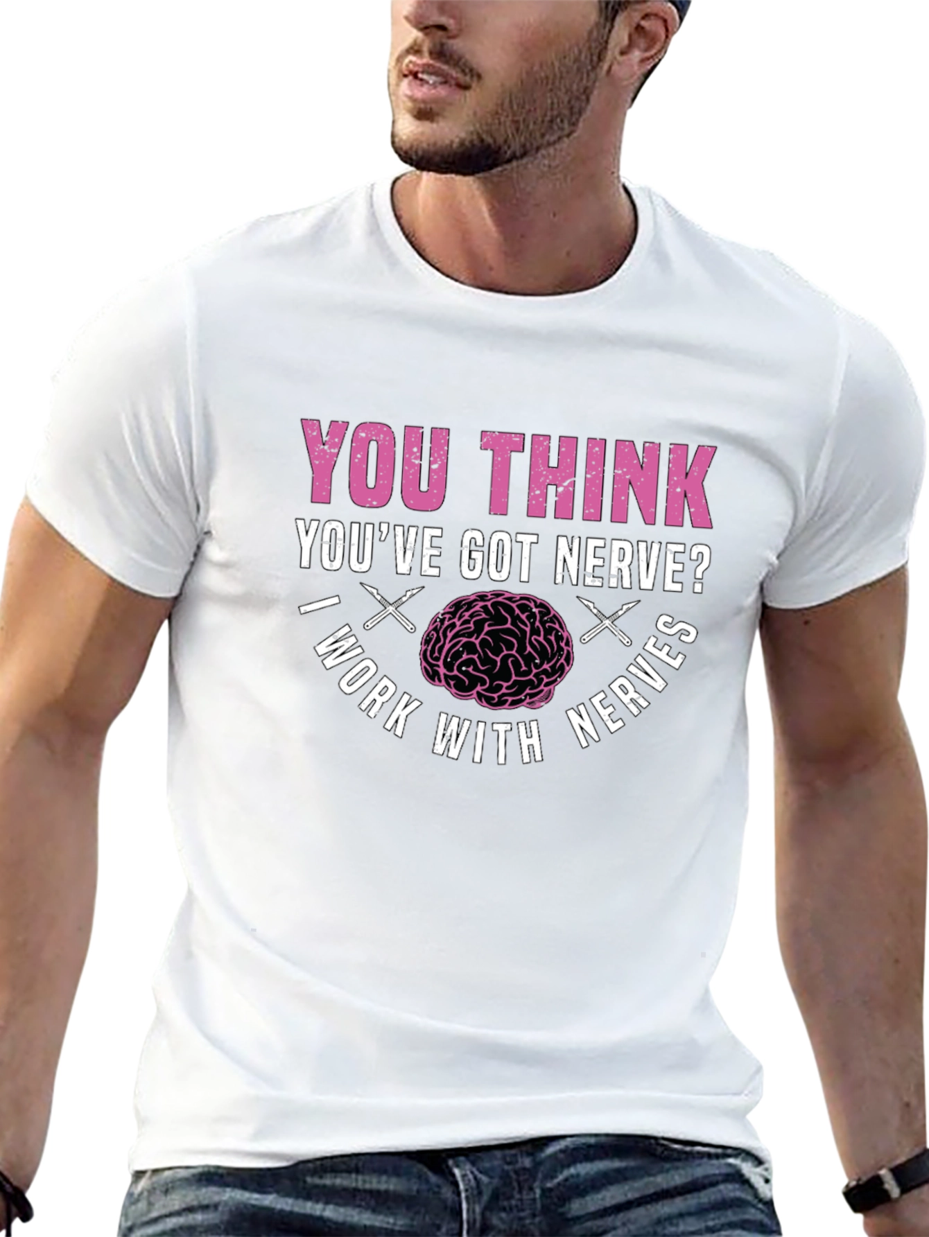 Nerve Humor T-Shirt - Brain Surgeon Tee