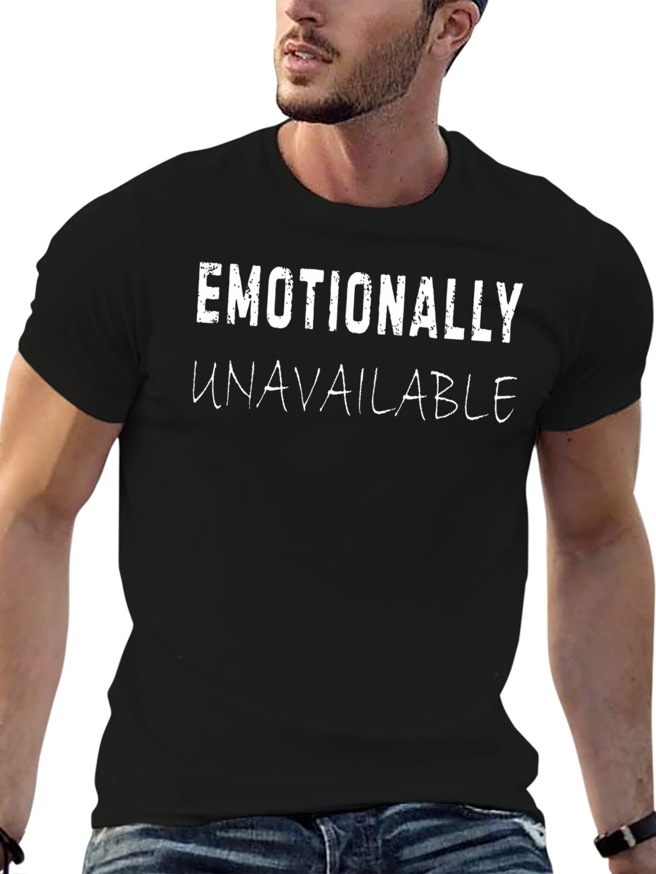Emotionally Unavailable Graphic T-Shirt