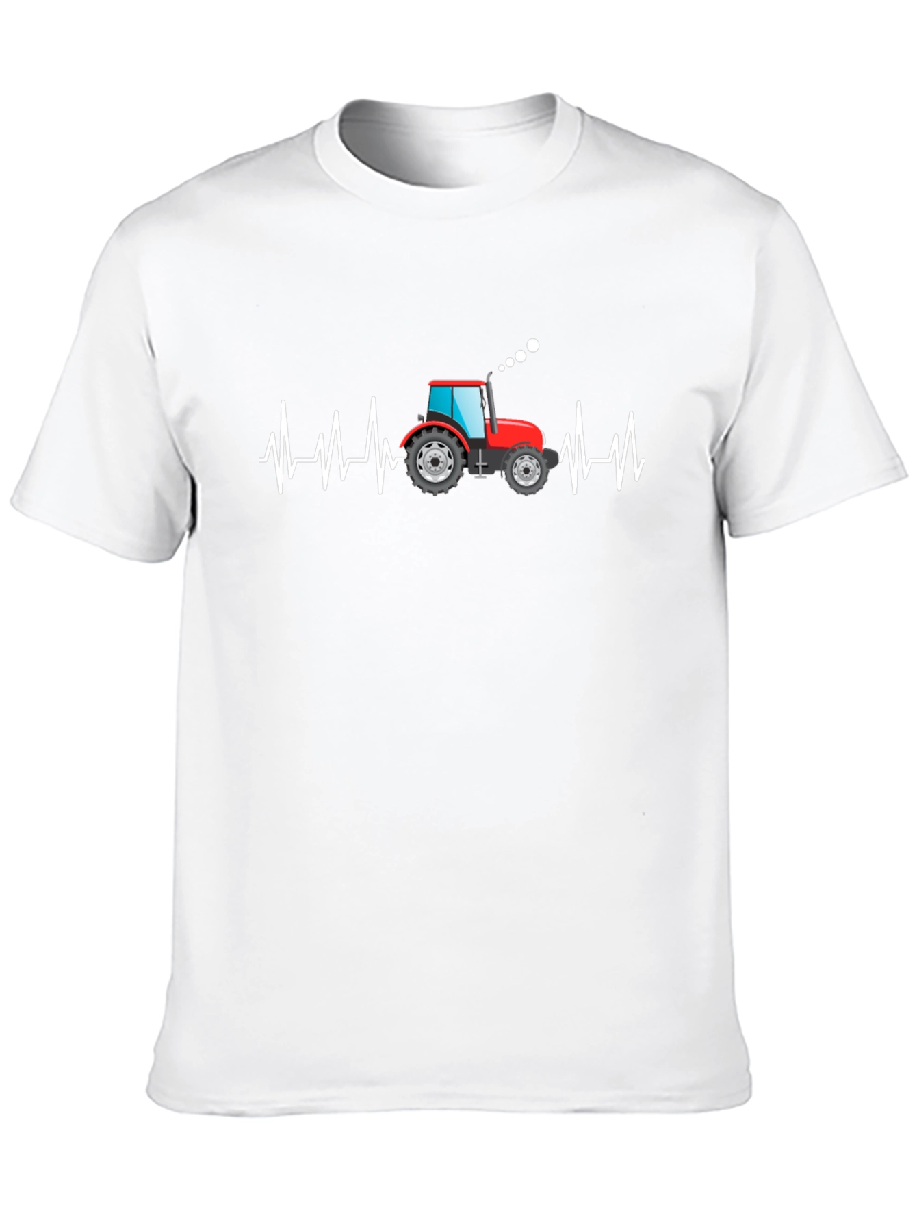 Tractor Heartbeat Graphic T-Shirt