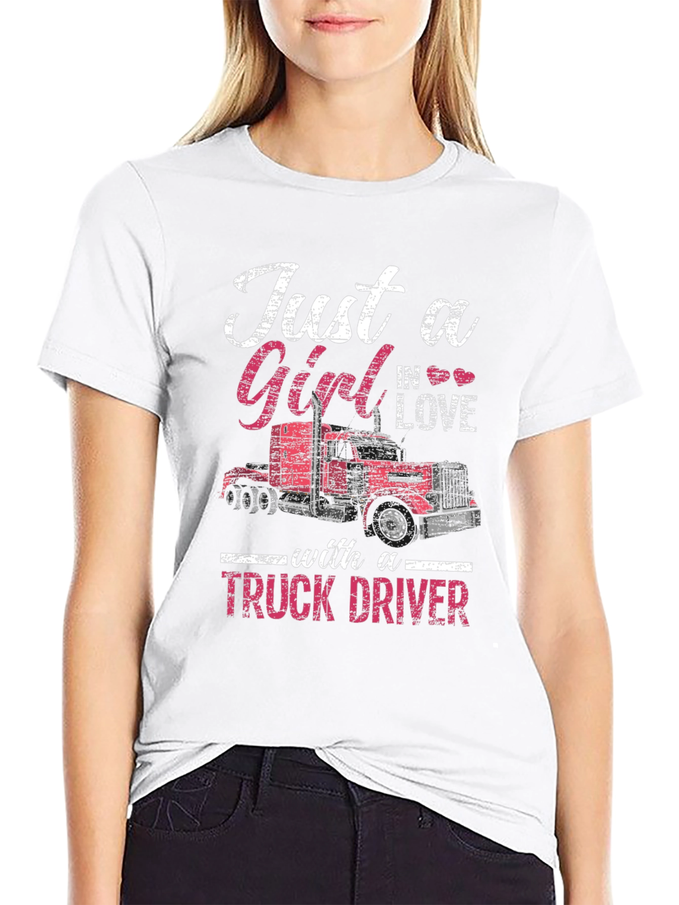 Truck Driver Girls Love T-Shirt