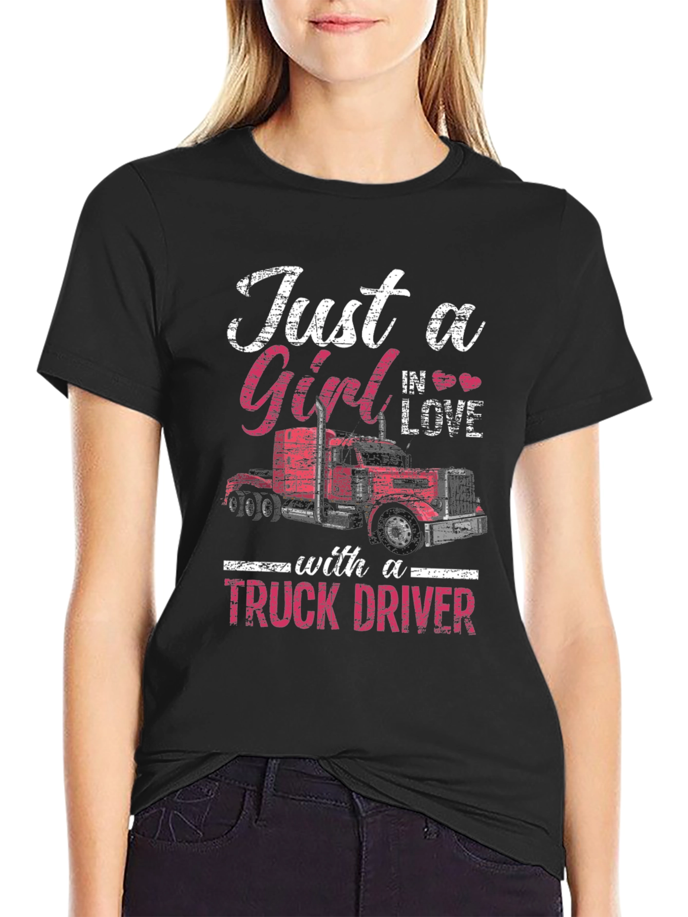 Truck Driver Girls Love T-Shirt