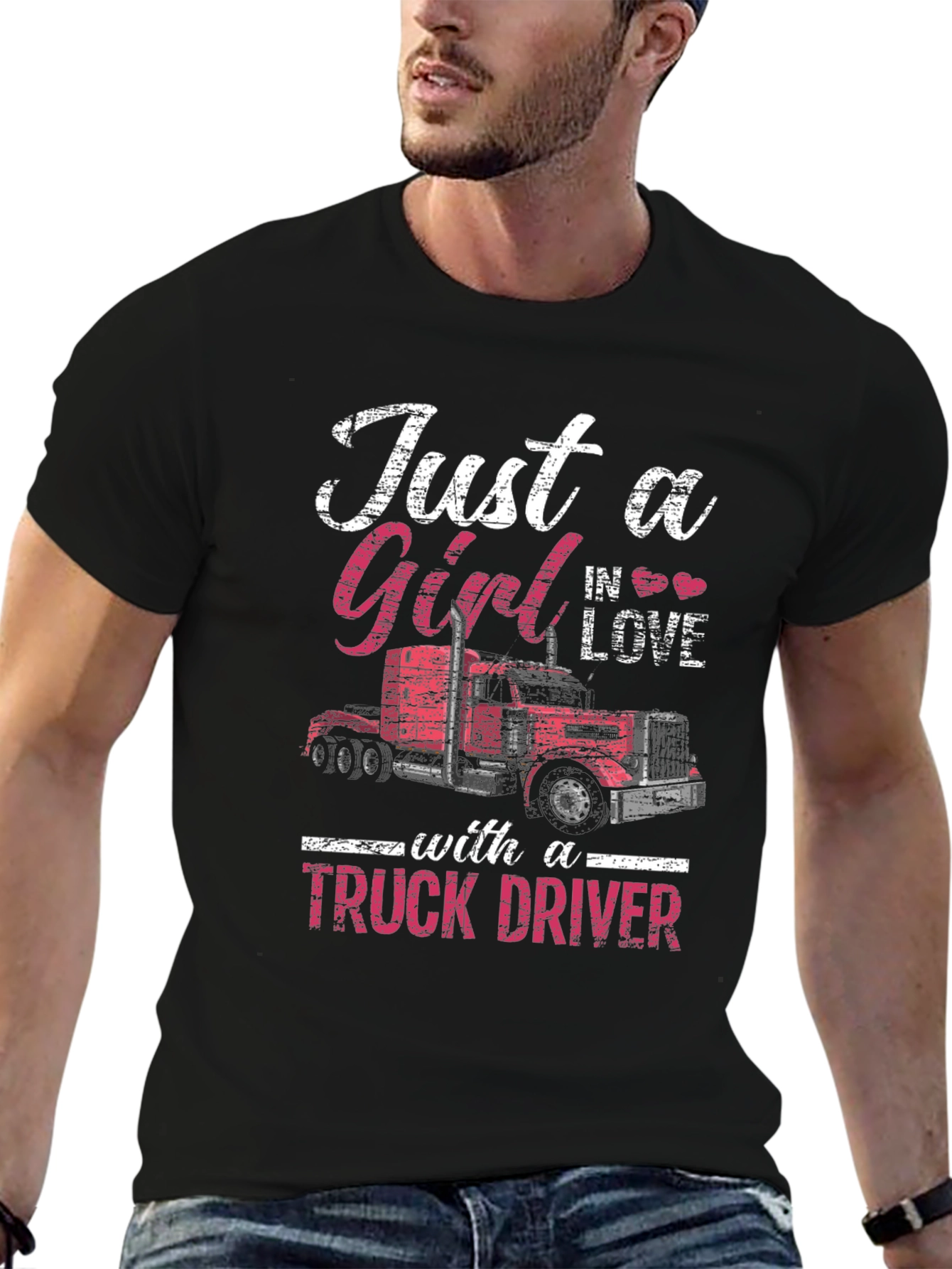 Truck Driver Girls Love T-Shirt