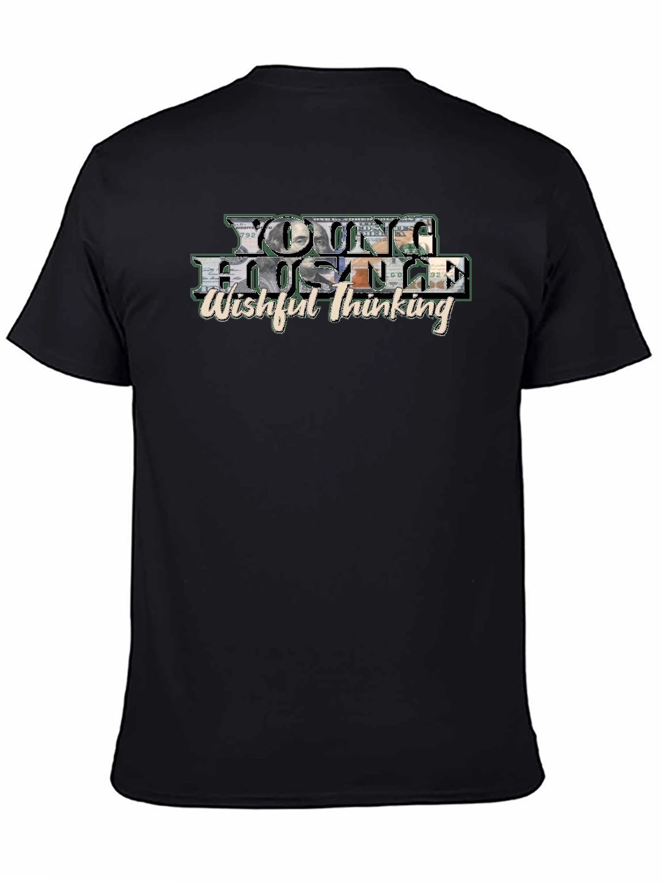 Young Hustle Wishful Thinking Black T-Shirt