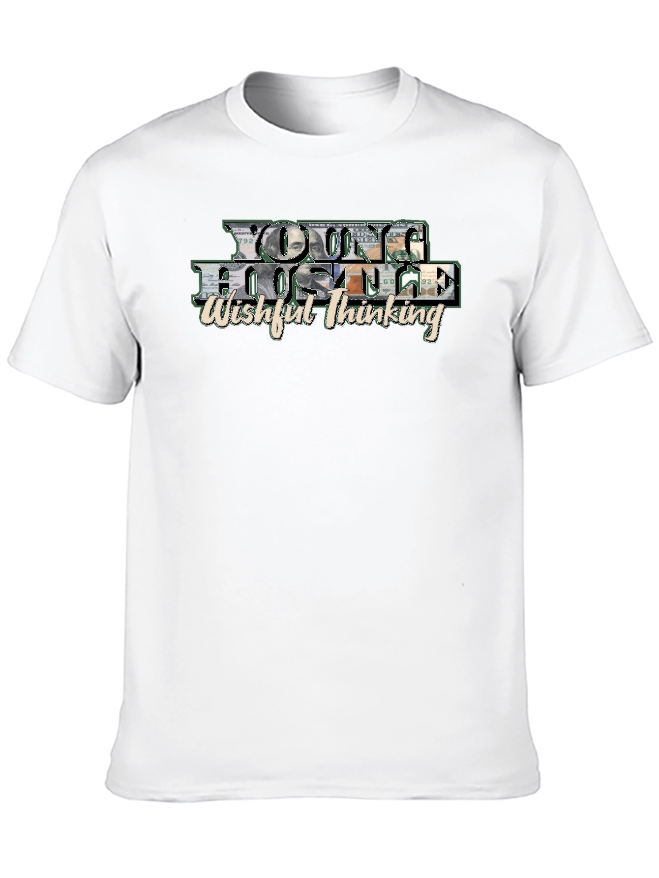 Young Hustle Wishful Thinking Black T-Shirt