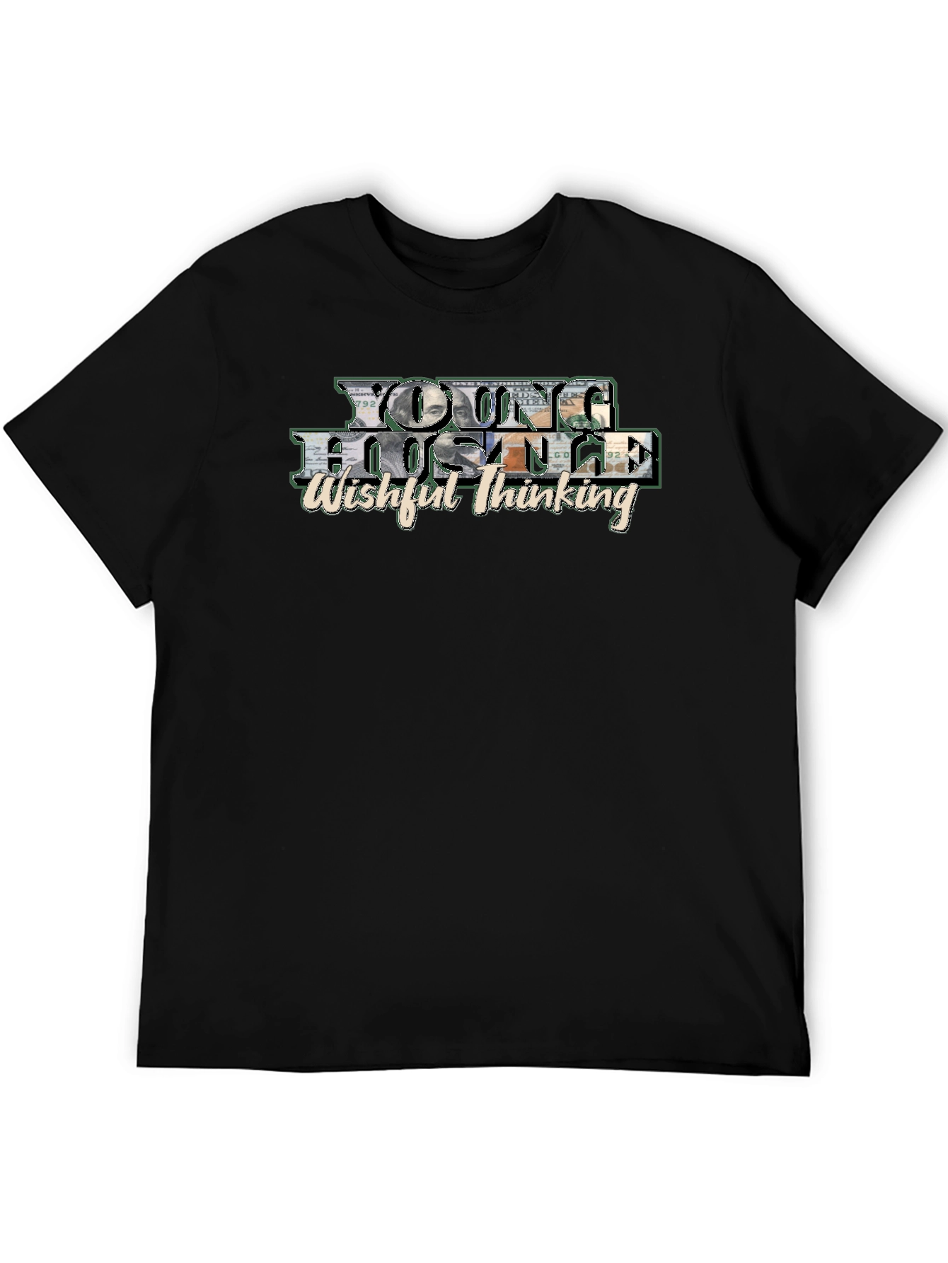 Young Hustle Wishful Thinking Black T-Shirt