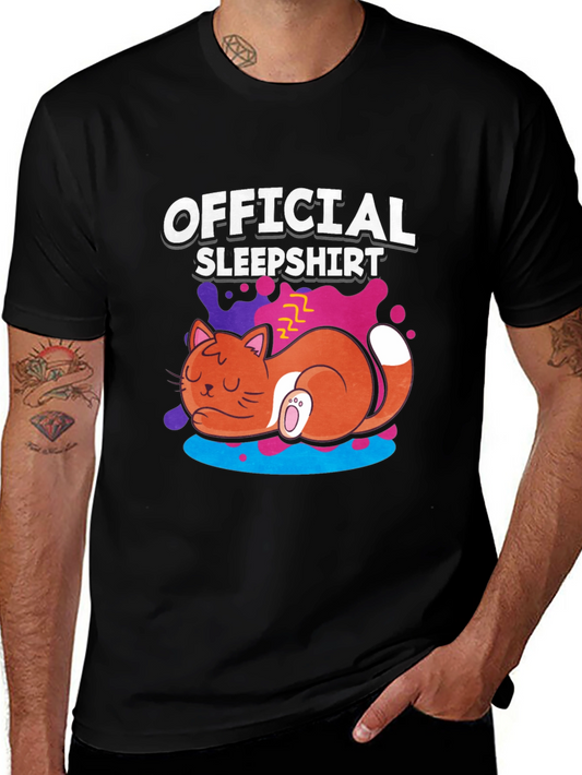 Official Sleepshirt Funny Cat Nap T-Shirt