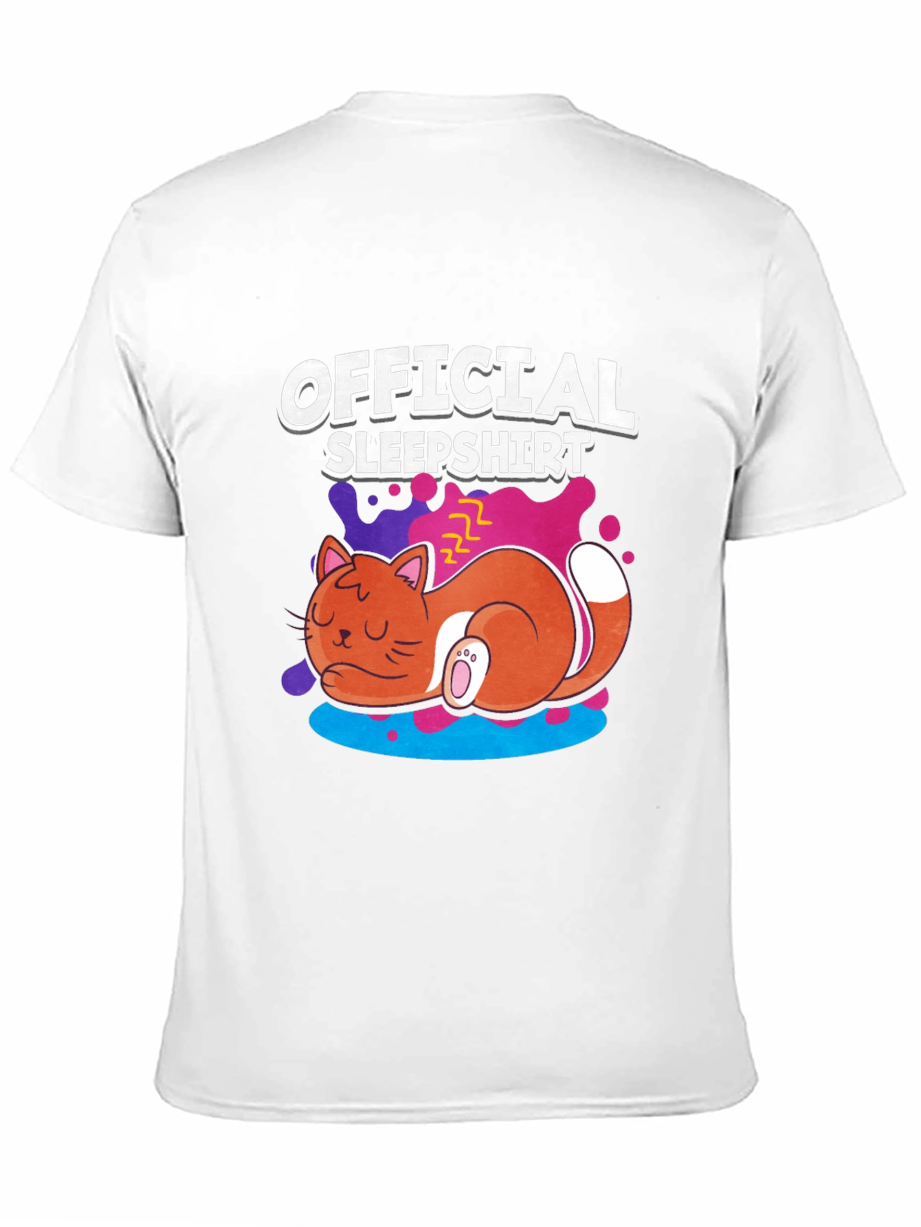 Official Sleepshirt Funny Cat Nap T-Shirt