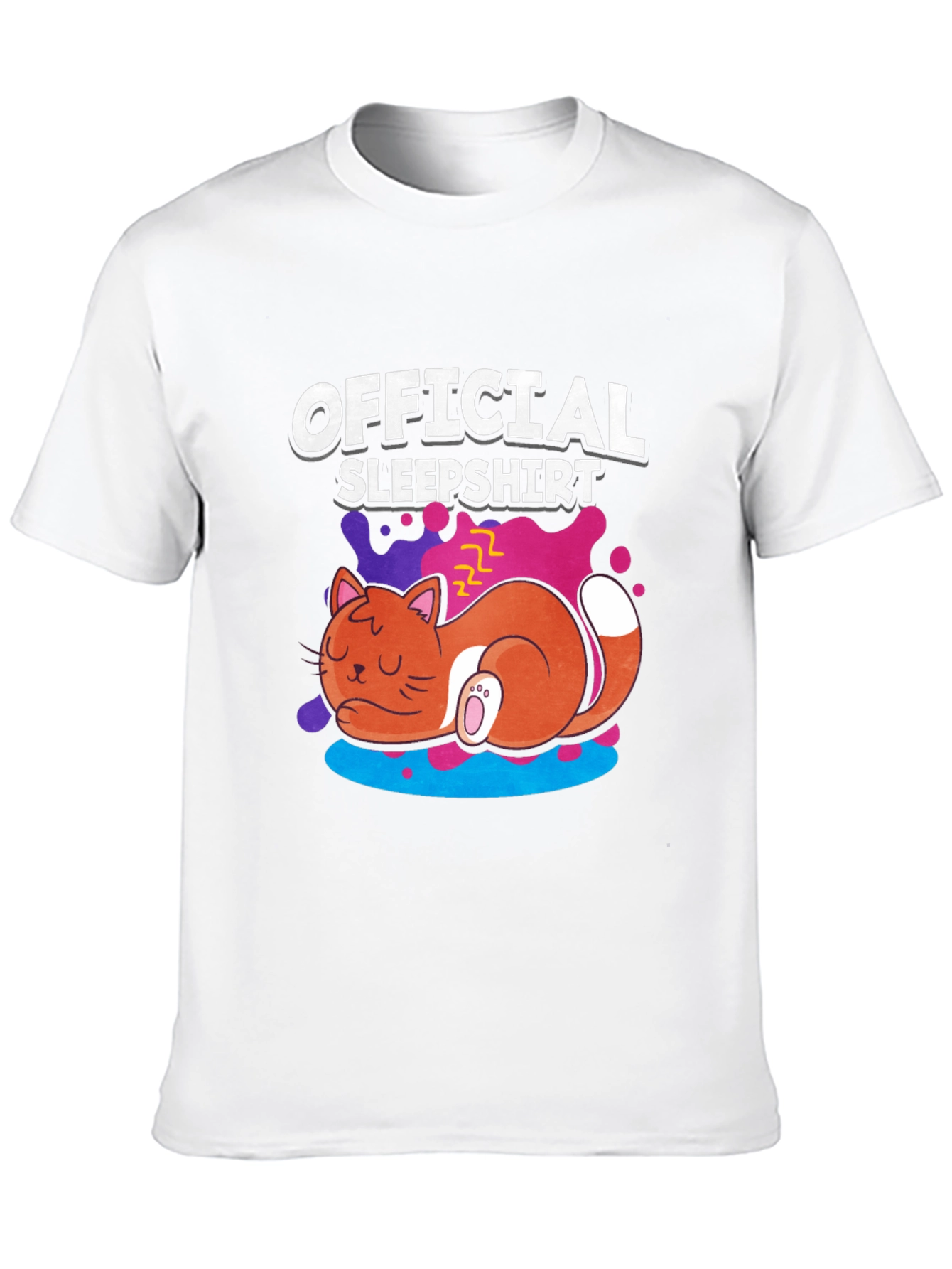 Official Sleepshirt Funny Cat Nap T-Shirt