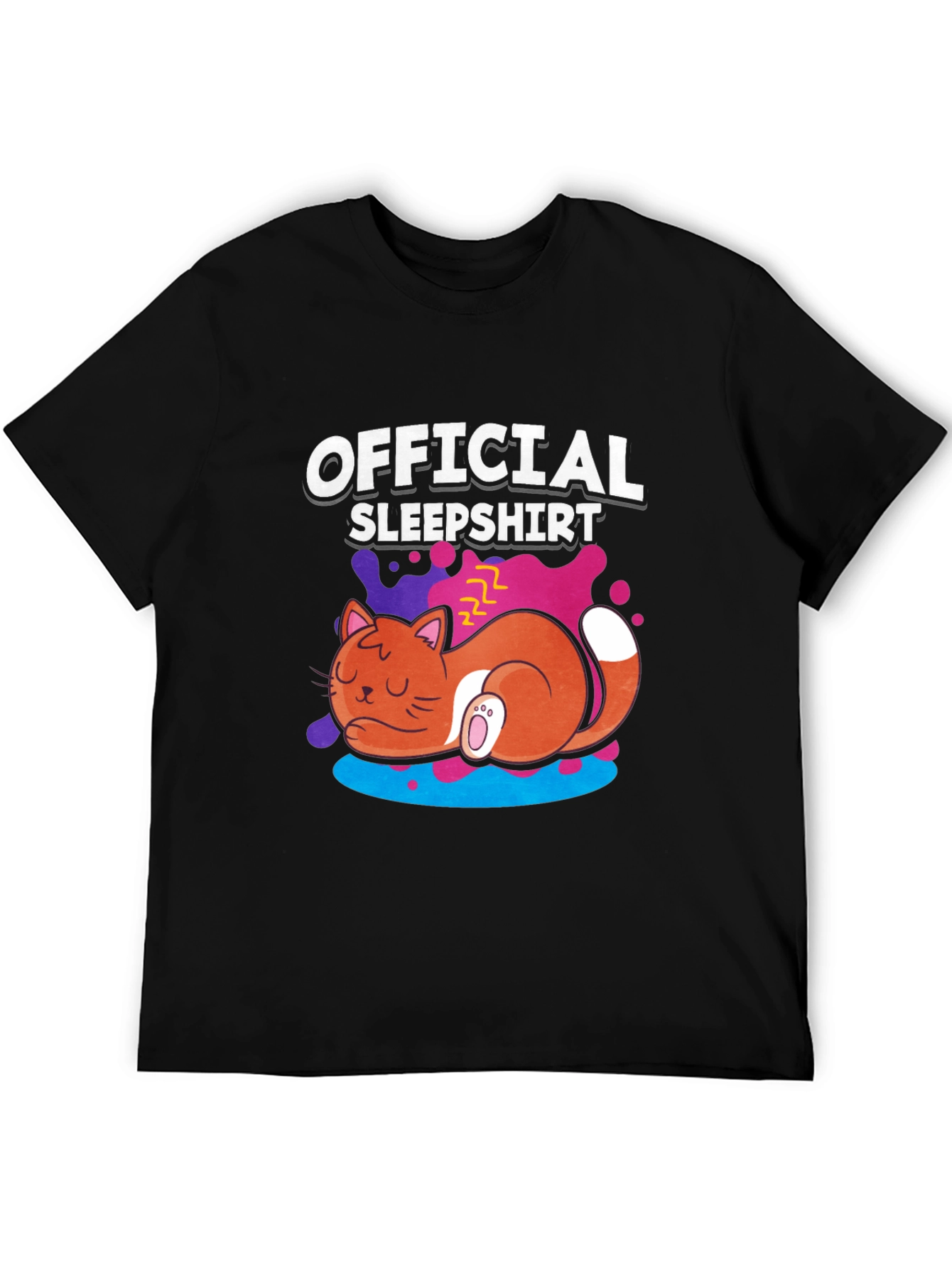 Official Sleepshirt Funny Cat Nap T-Shirt