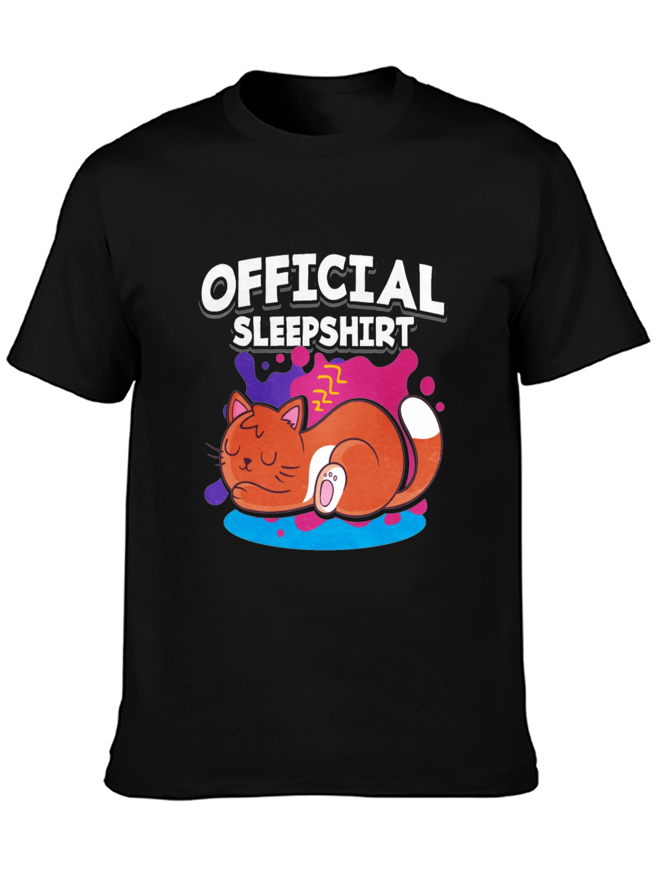 Official Sleepshirt Funny Cat Nap T-Shirt