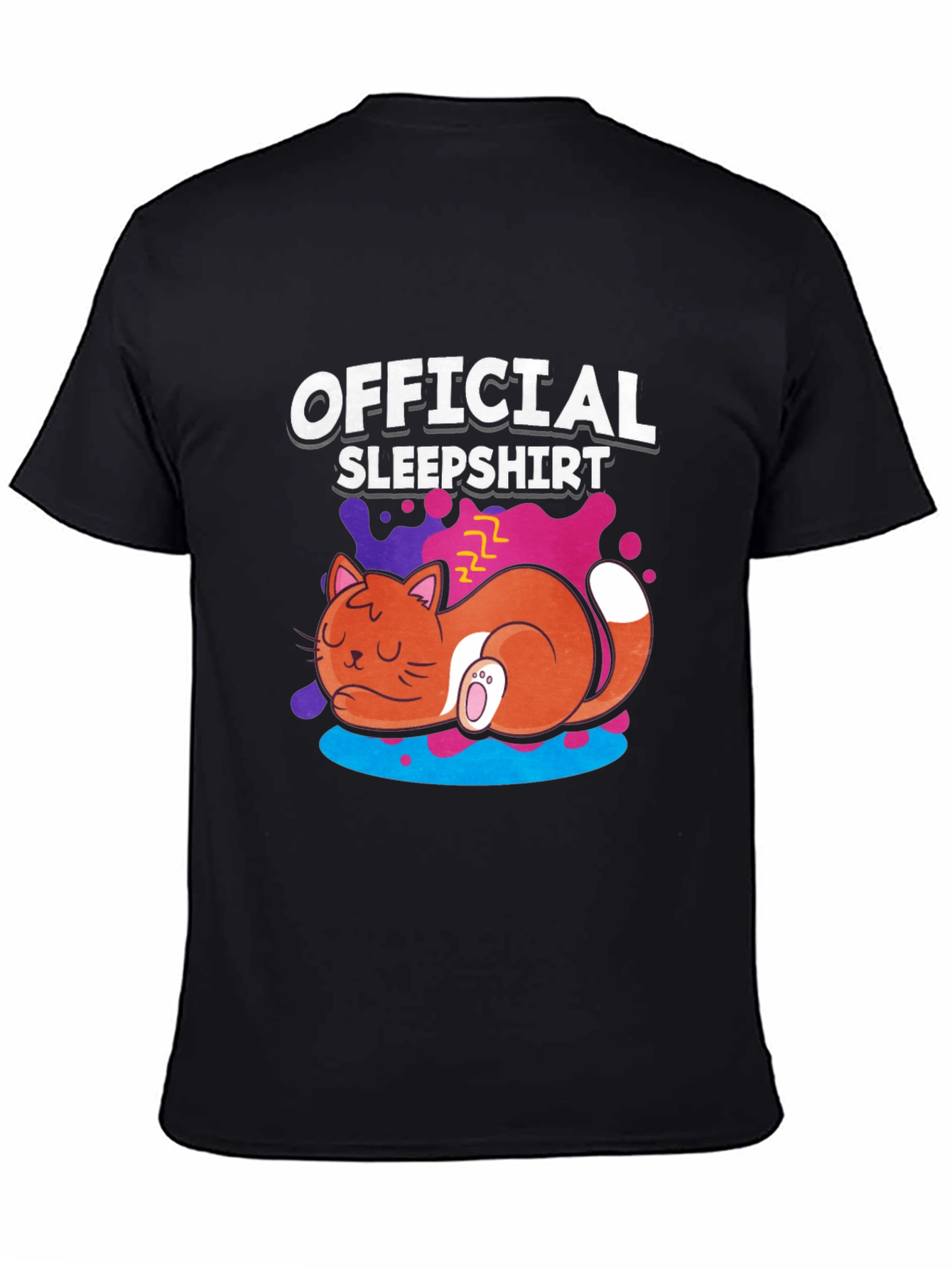 Official Sleepshirt Funny Cat Nap T-Shirt