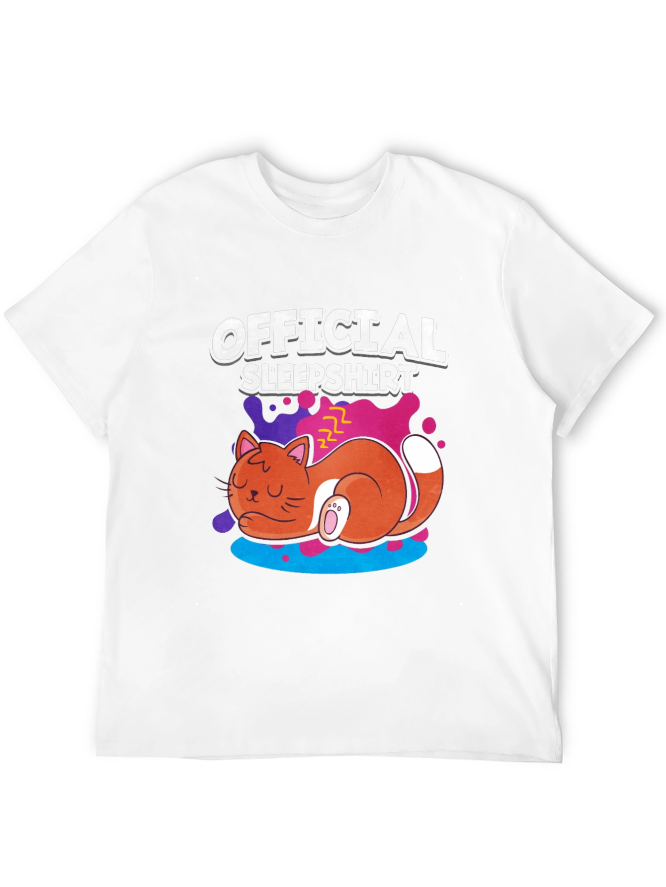 Official Sleepshirt Funny Cat Nap T-Shirt