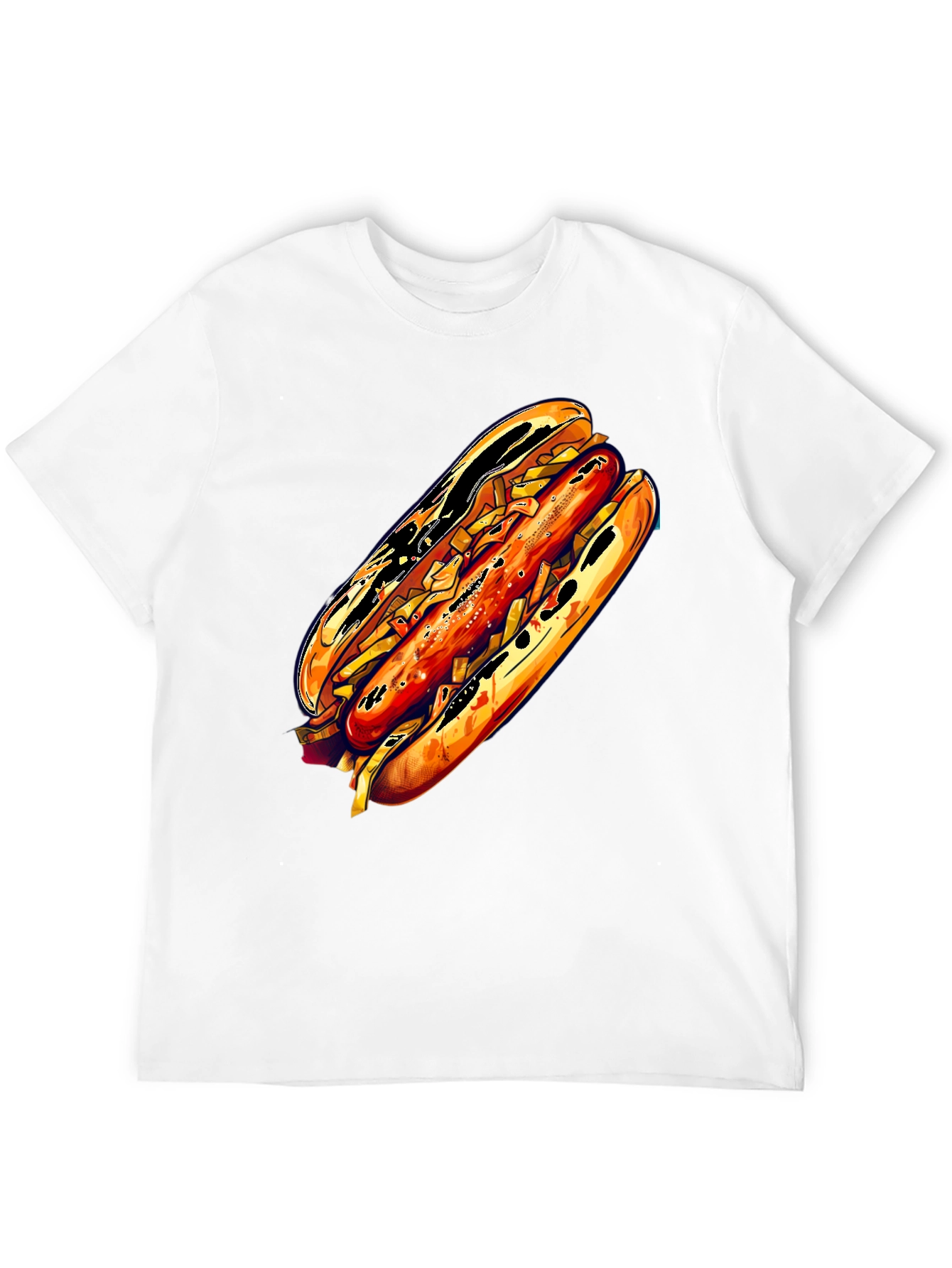 Hot Dog Graphic Tee - Unisex