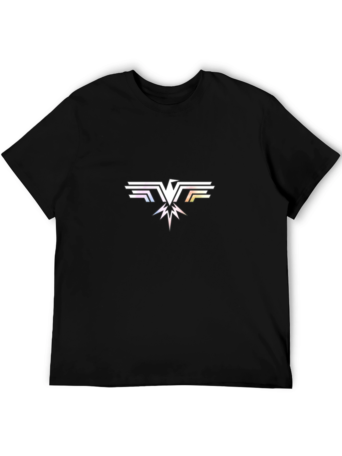 Modern Eagle Graphic Black T-Shirt
