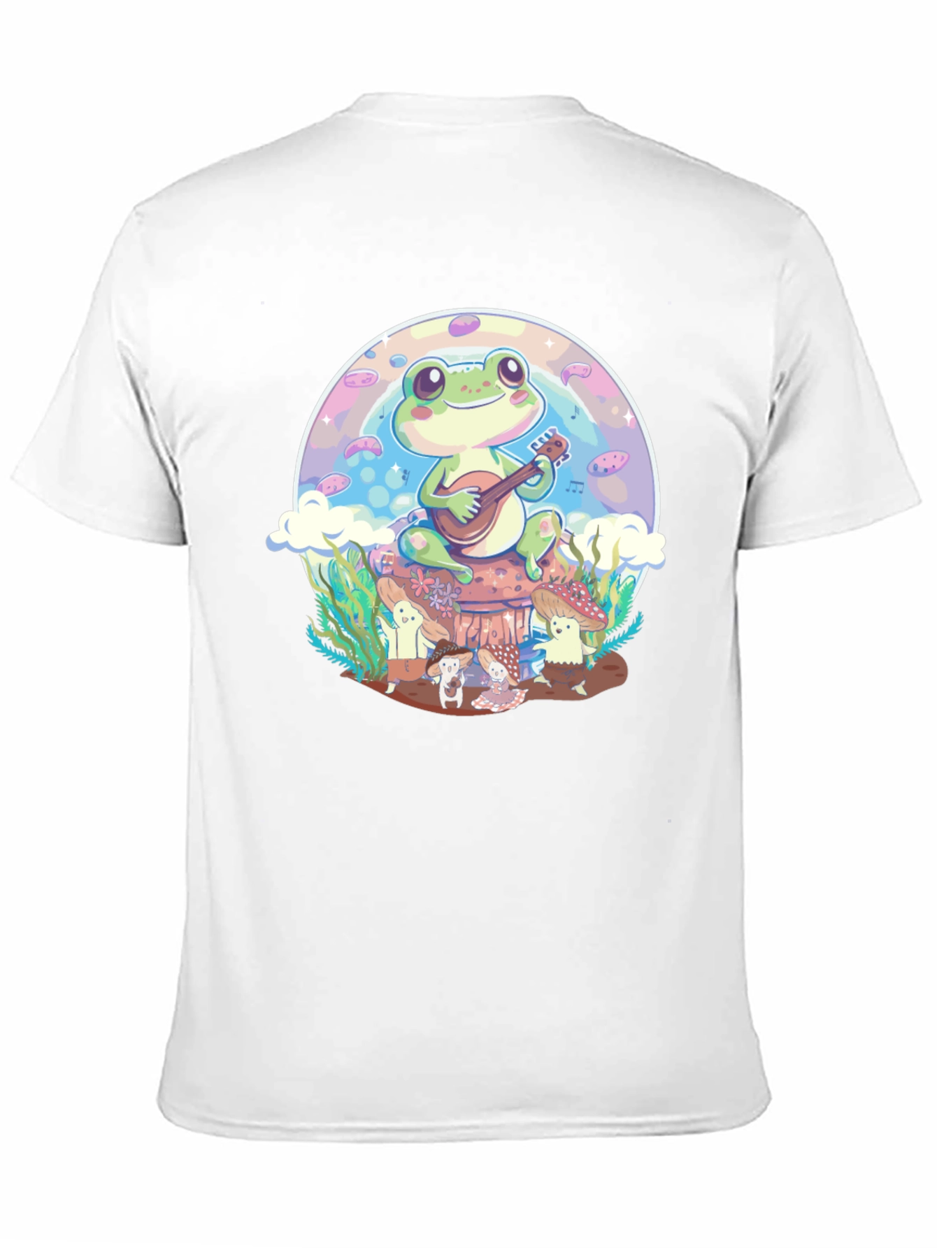 Frog Playing Guitar Graphic Tee