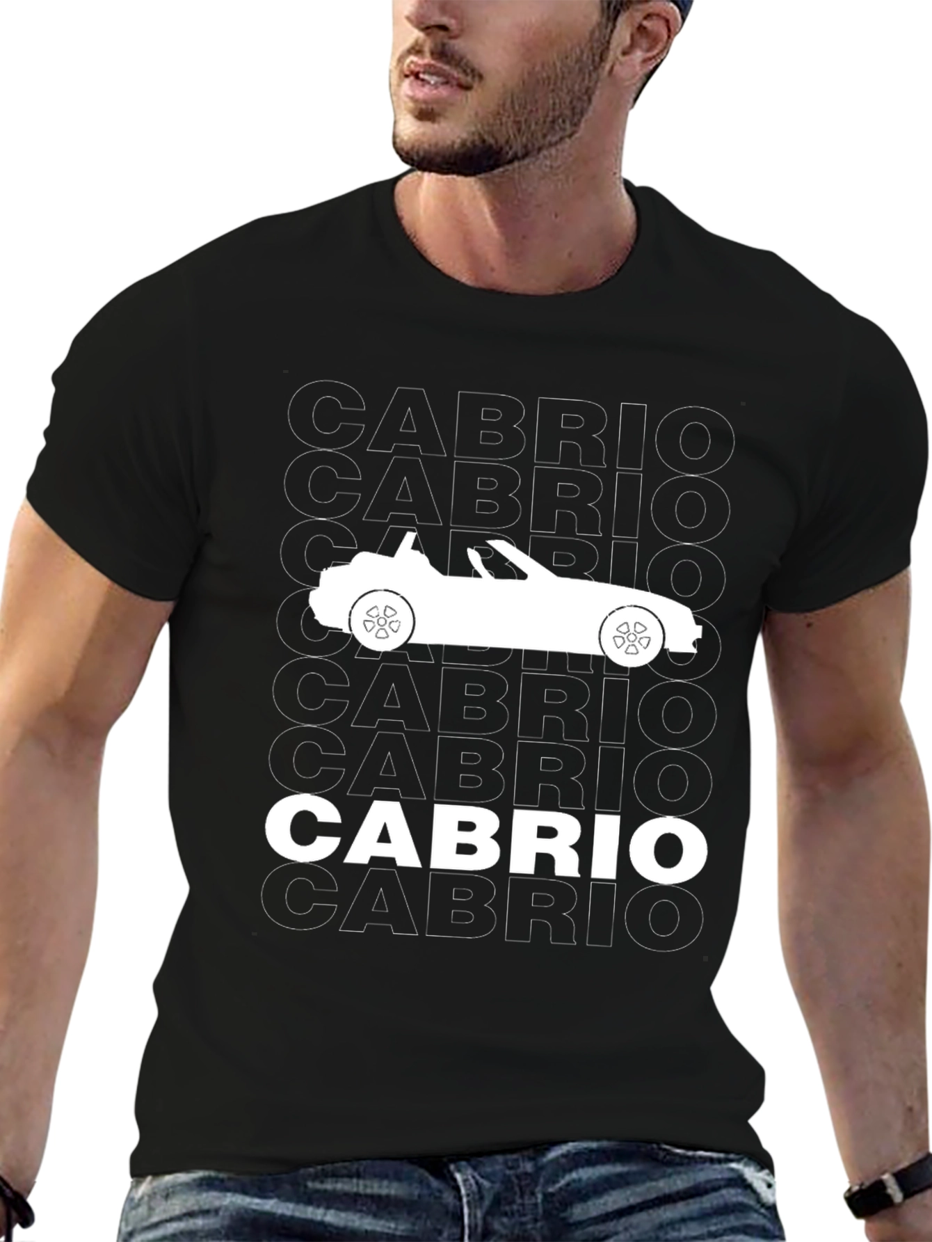 Cabrio Car Graphic T-Shirt