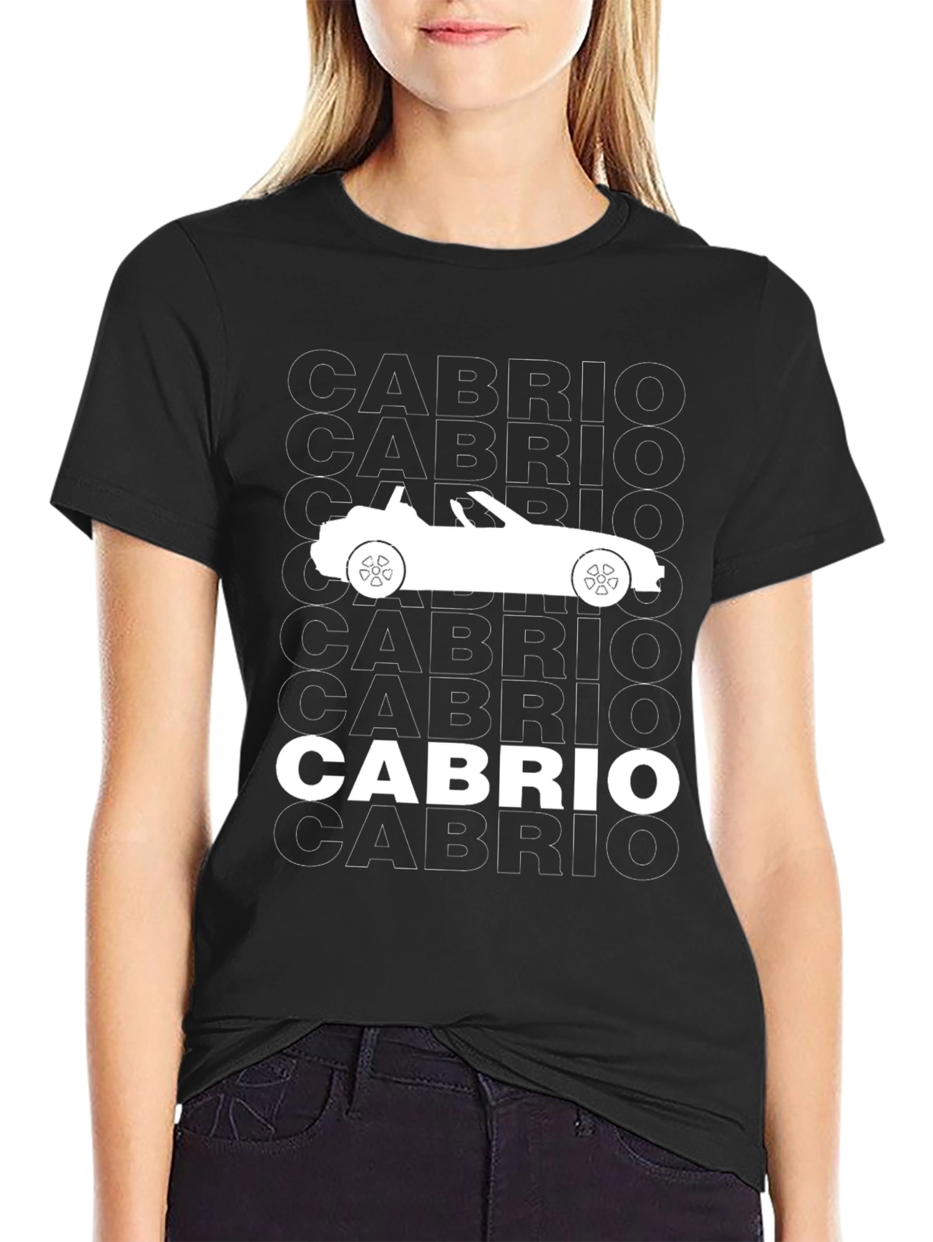 Cabrio Car Graphic T-Shirt