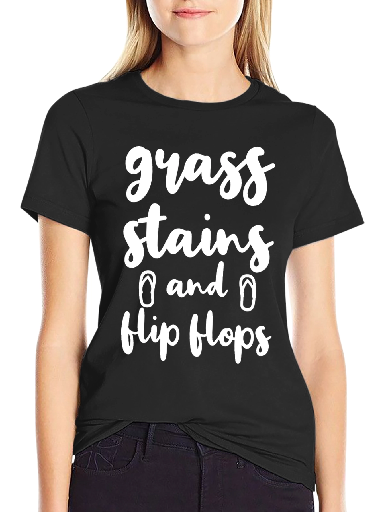 Grass Stains & Flip Flops Graphic Tee
