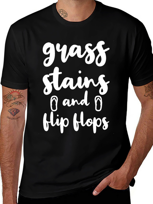 Grass Stains & Flip Flops Graphic Tee