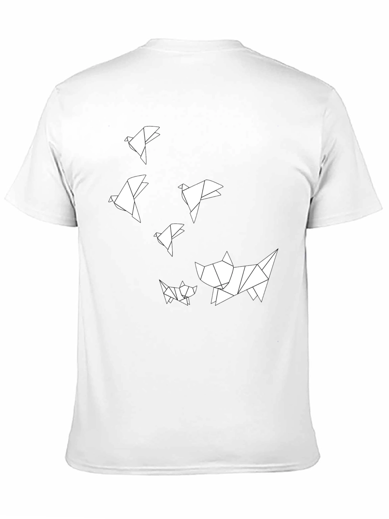 Origami Animal Print T-Shirt