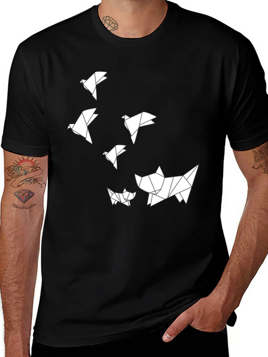 Origami Animal Print T-Shirt