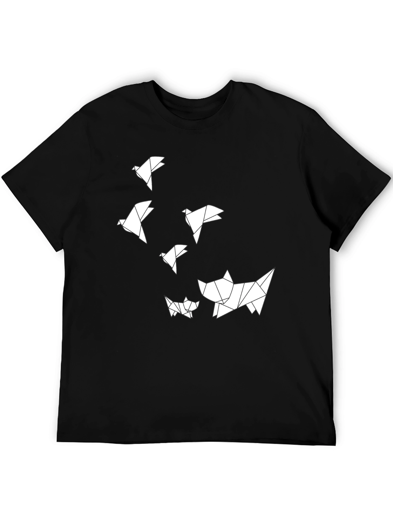 Origami Animal Print T-Shirt