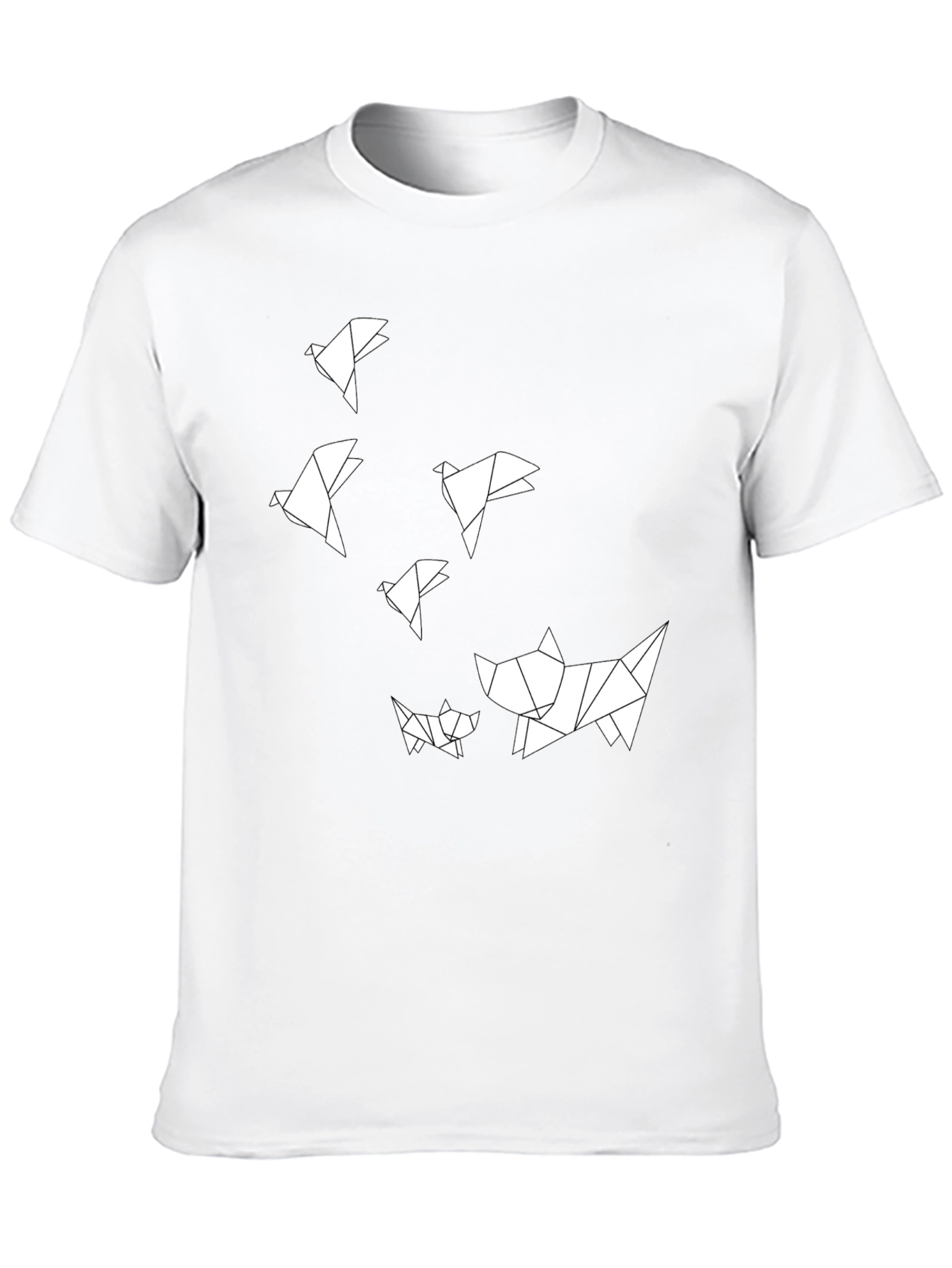 Origami Animal Print T-Shirt